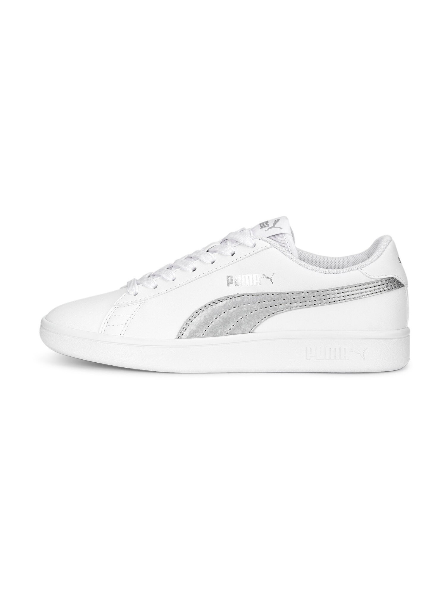 PUMA Pantofi sport 'Smash' gri argintiu / alb - Pled.ro