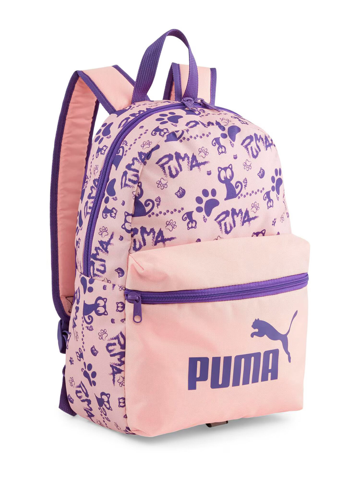 PUMA Rucsac sport 'Phase' lila / portocaliu piersică - Pled.ro