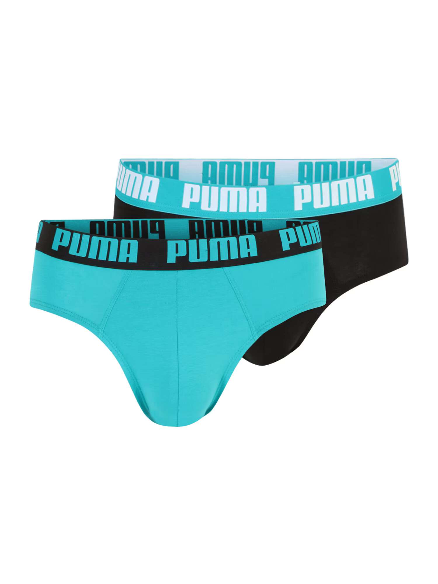 PUMA Slip albastru aqua / negru / alb - Pled.ro