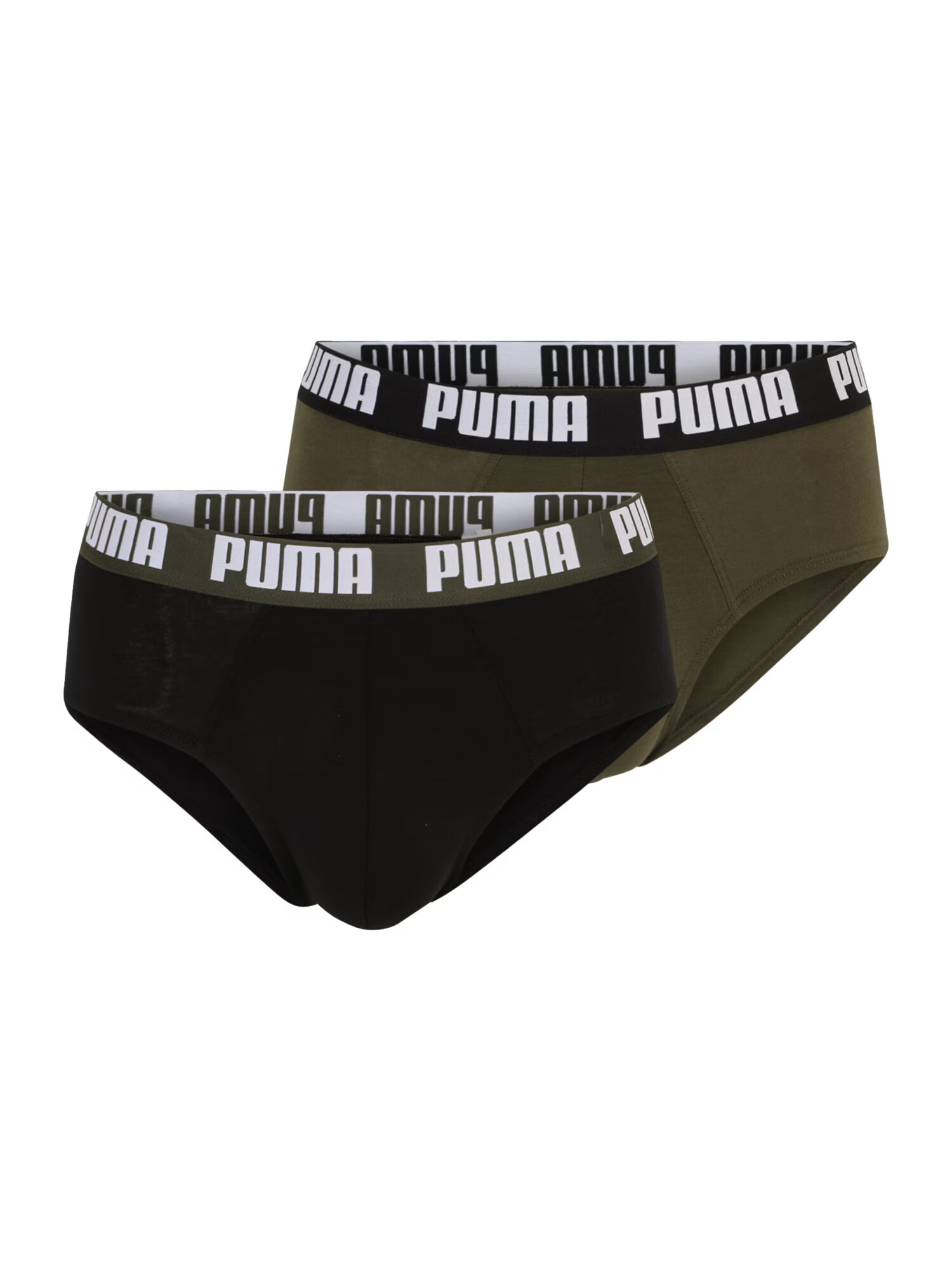 PUMA Slip verde închis / negru / alb - Pled.ro