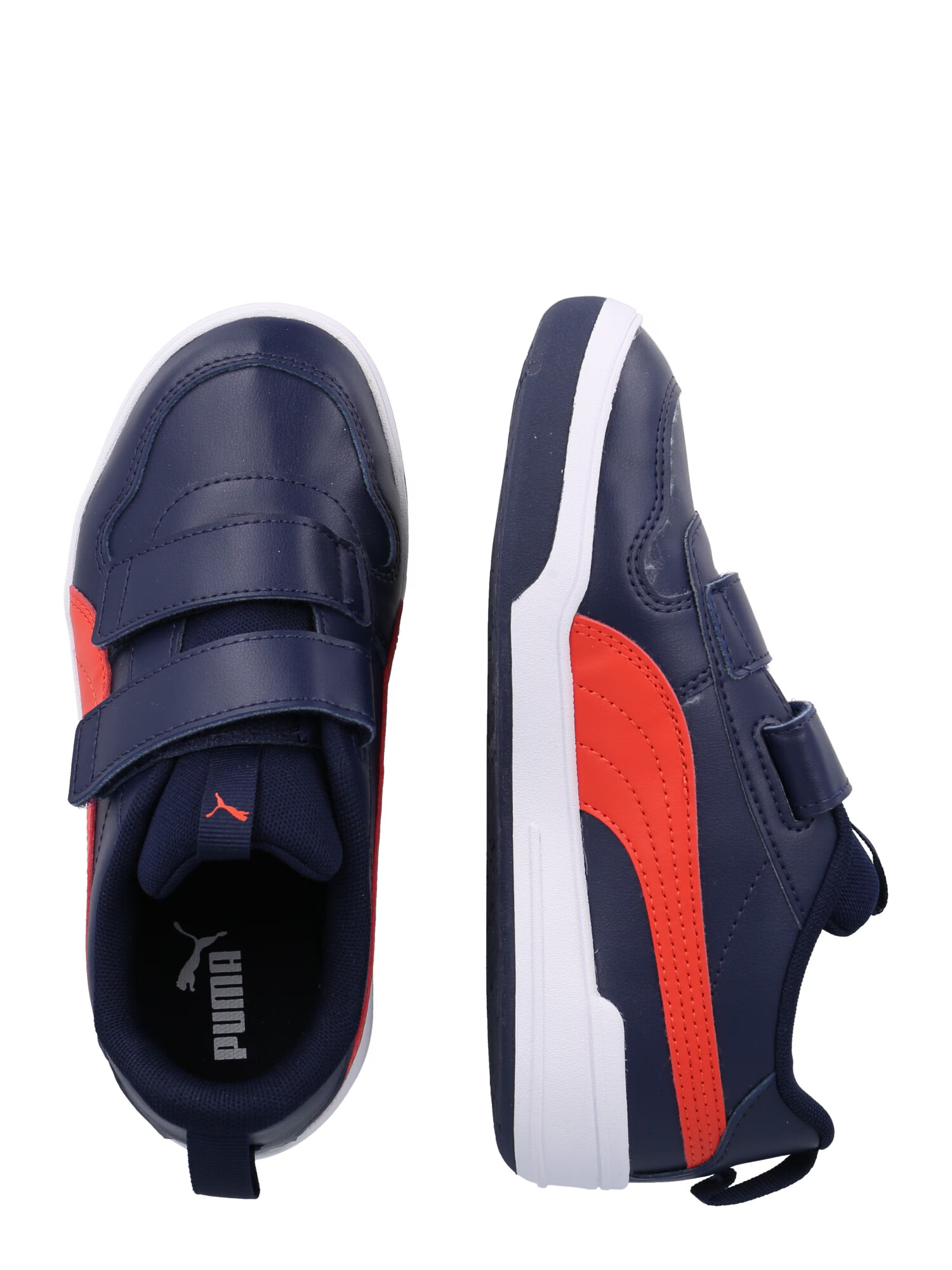 PUMA Sneaker bleumarin / roșu orange - Pled.ro