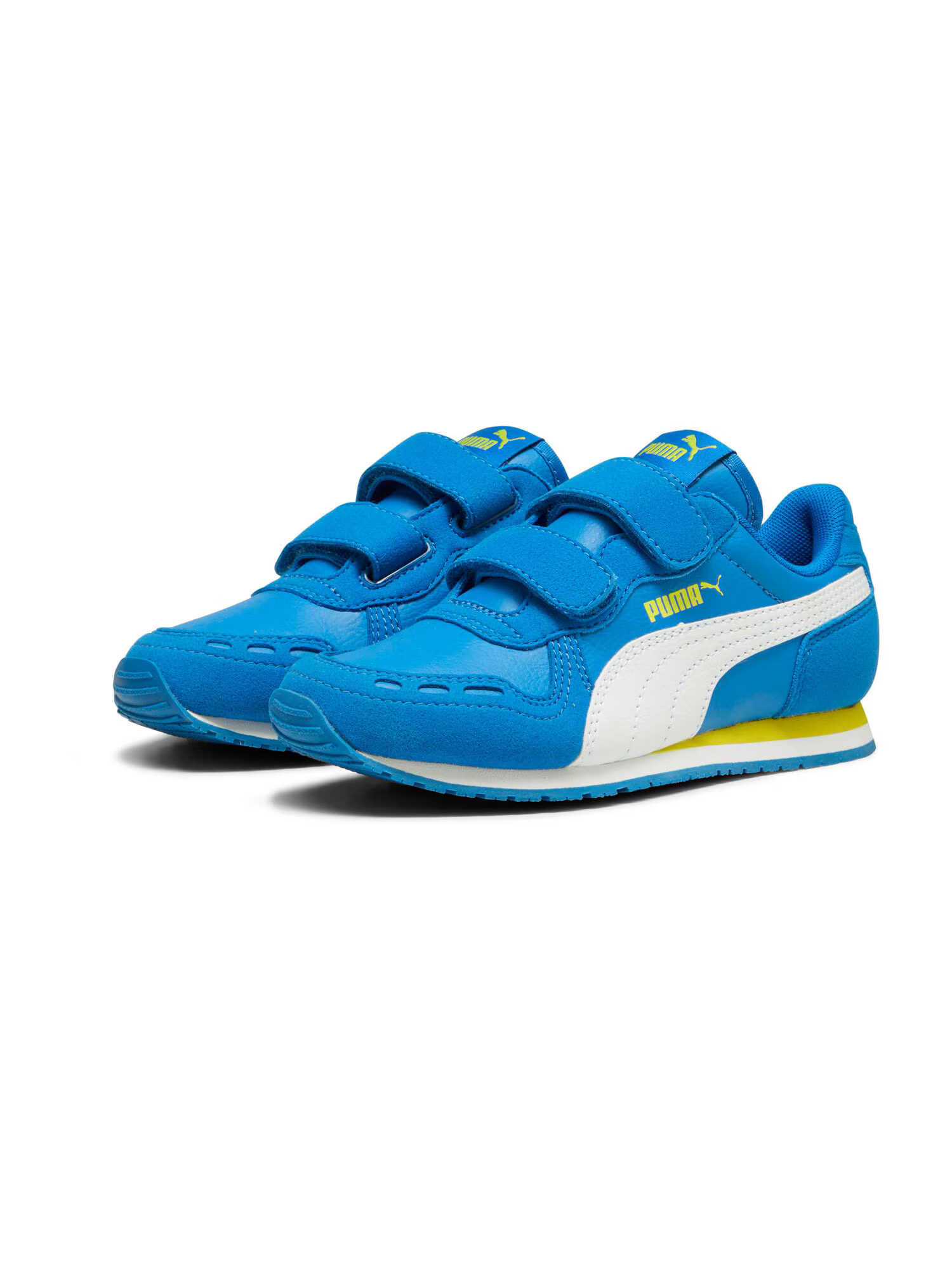 PUMA Sneaker 'Cabana Racer' albastru / verde măr / alb - Pled.ro