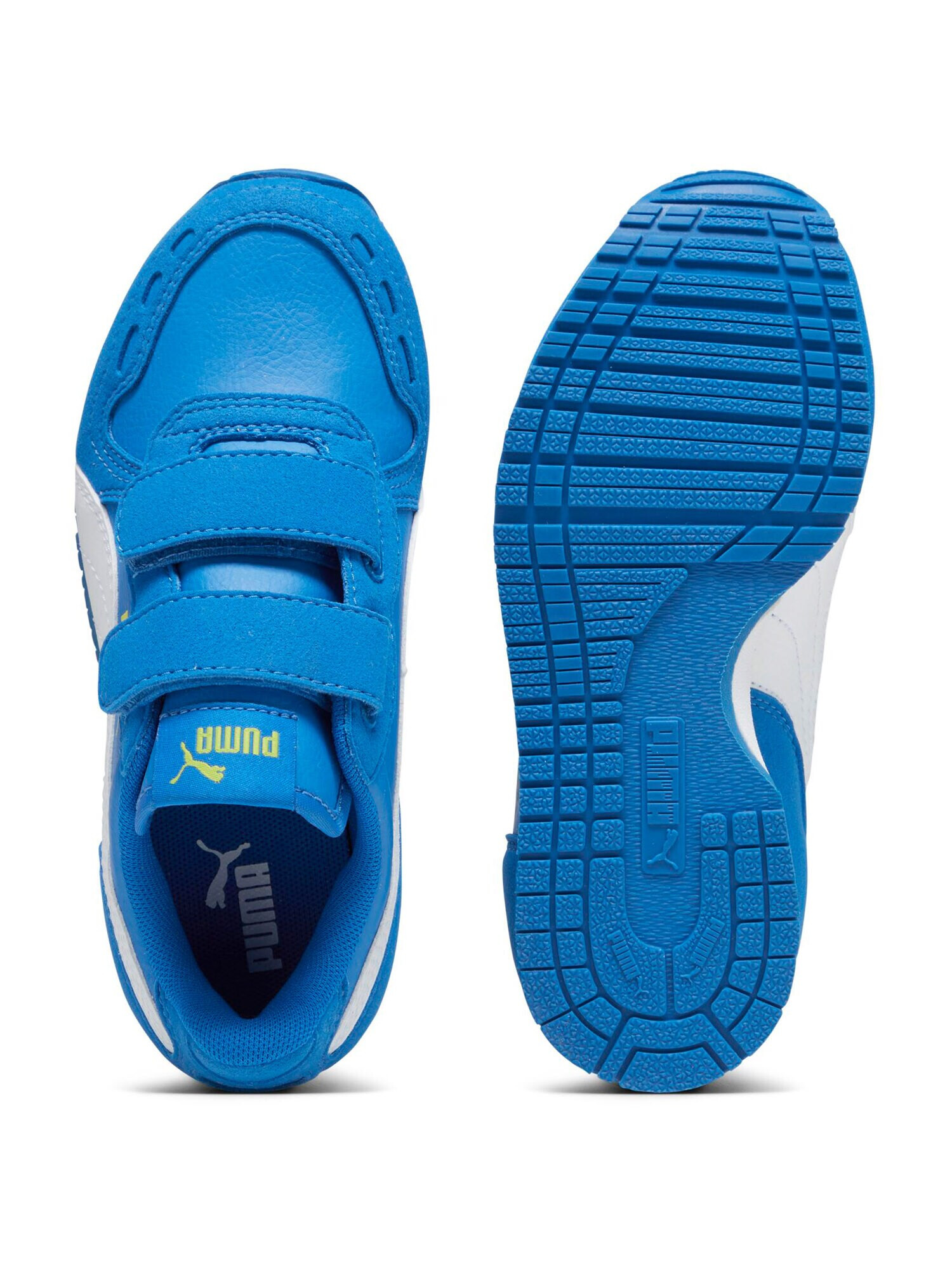 PUMA Sneaker 'Cabana Racer' albastru / verde măr / alb - Pled.ro