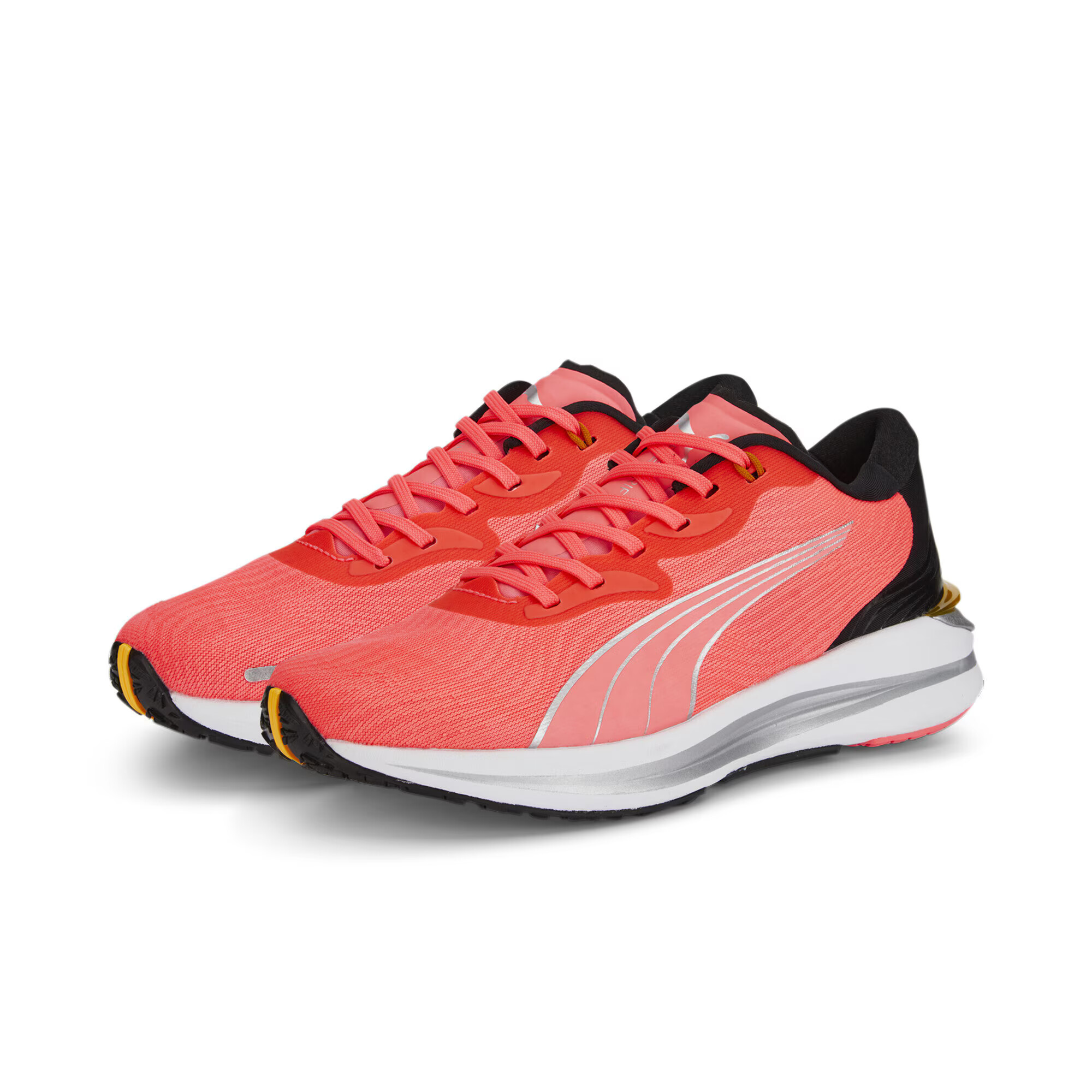 PUMA Sneaker de alergat 'Electrify Nitro 2' gri argintiu / roșu / roșu deschis / negru - Pled.ro