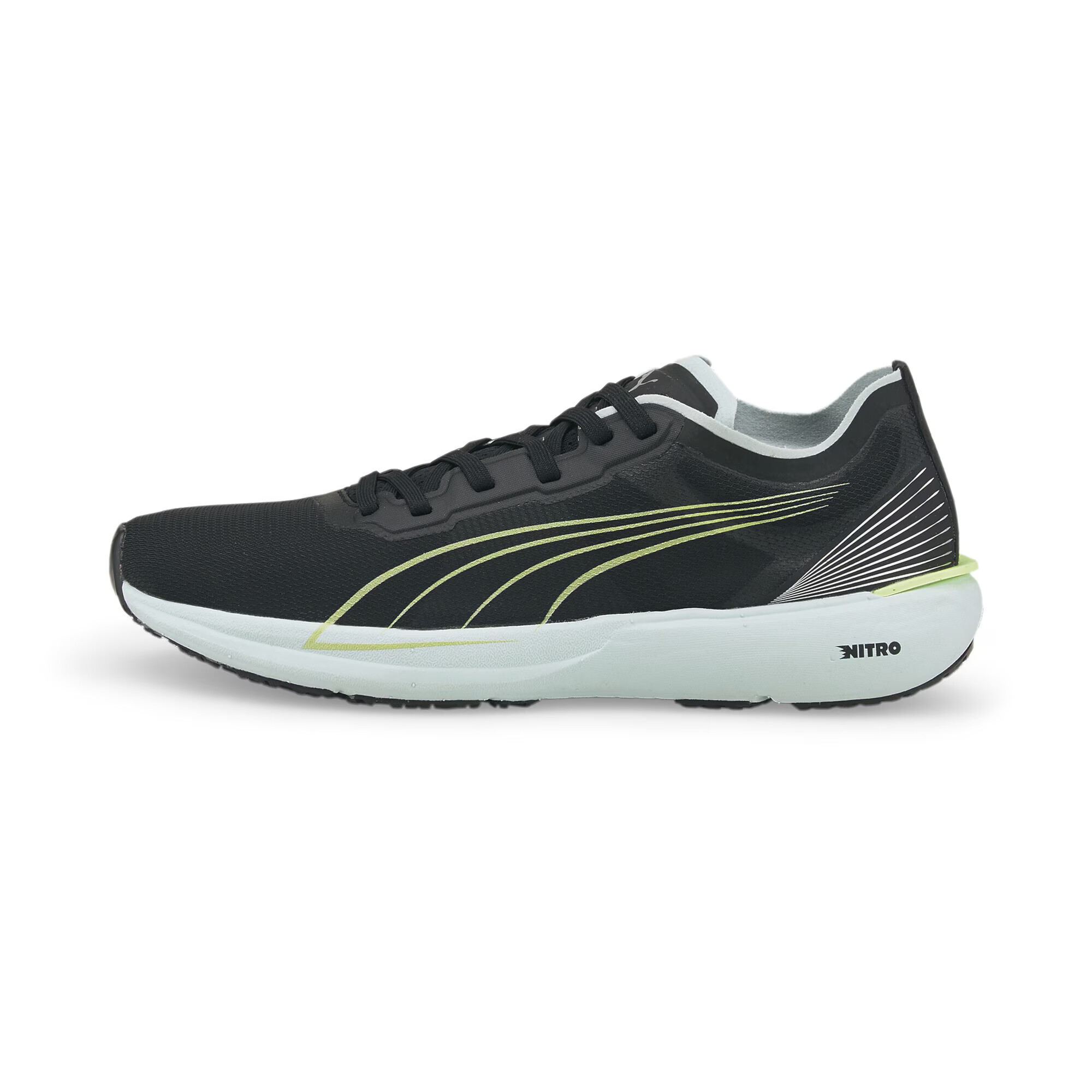 PUMA Sneaker de alergat 'Liberate Nitro' galben neon / verde mentă / negru / alb - Pled.ro