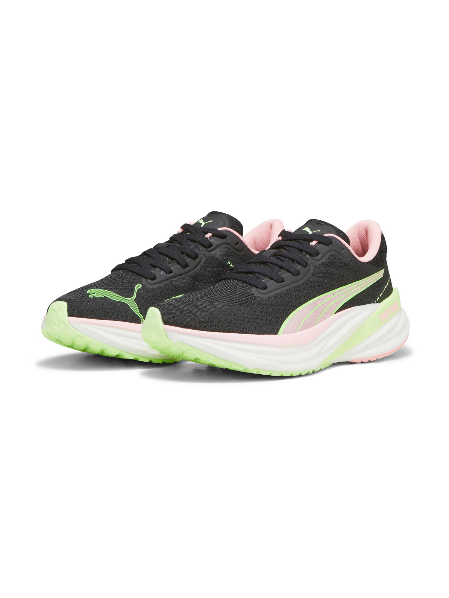 PUMA Sneaker de alergat 'Magnify Nitro 2 Dream Rush' verde neon / roz / negru - Pled.ro