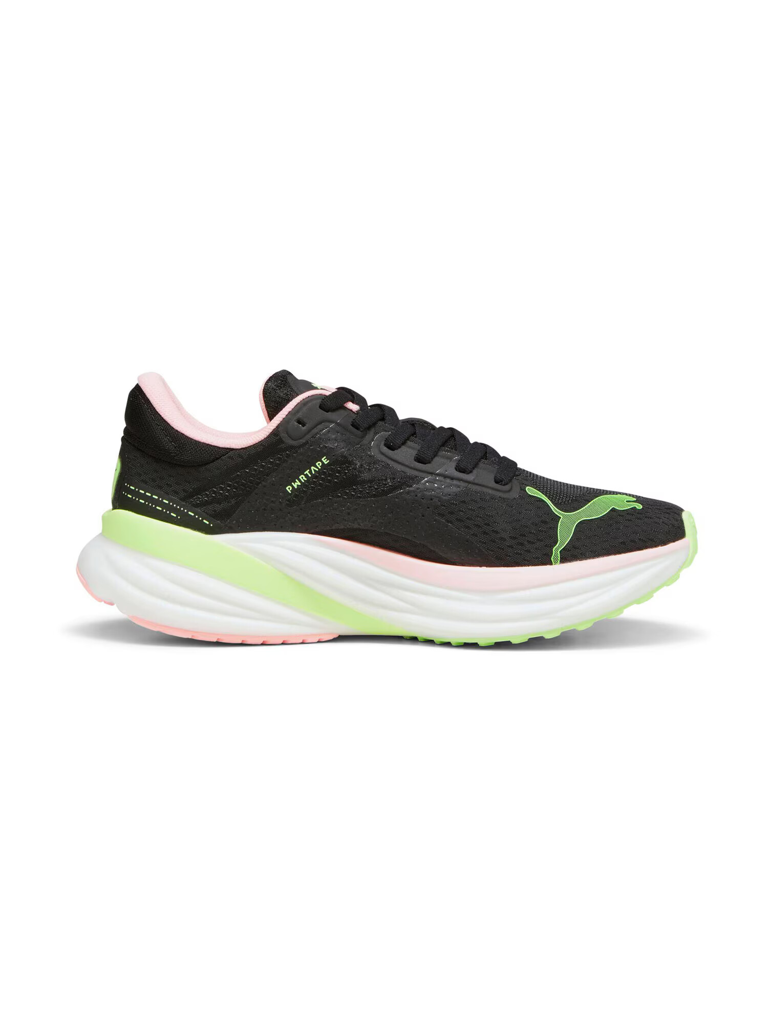 PUMA Sneaker de alergat 'Magnify Nitro 2 Dream Rush' verde neon / roz / negru - Pled.ro