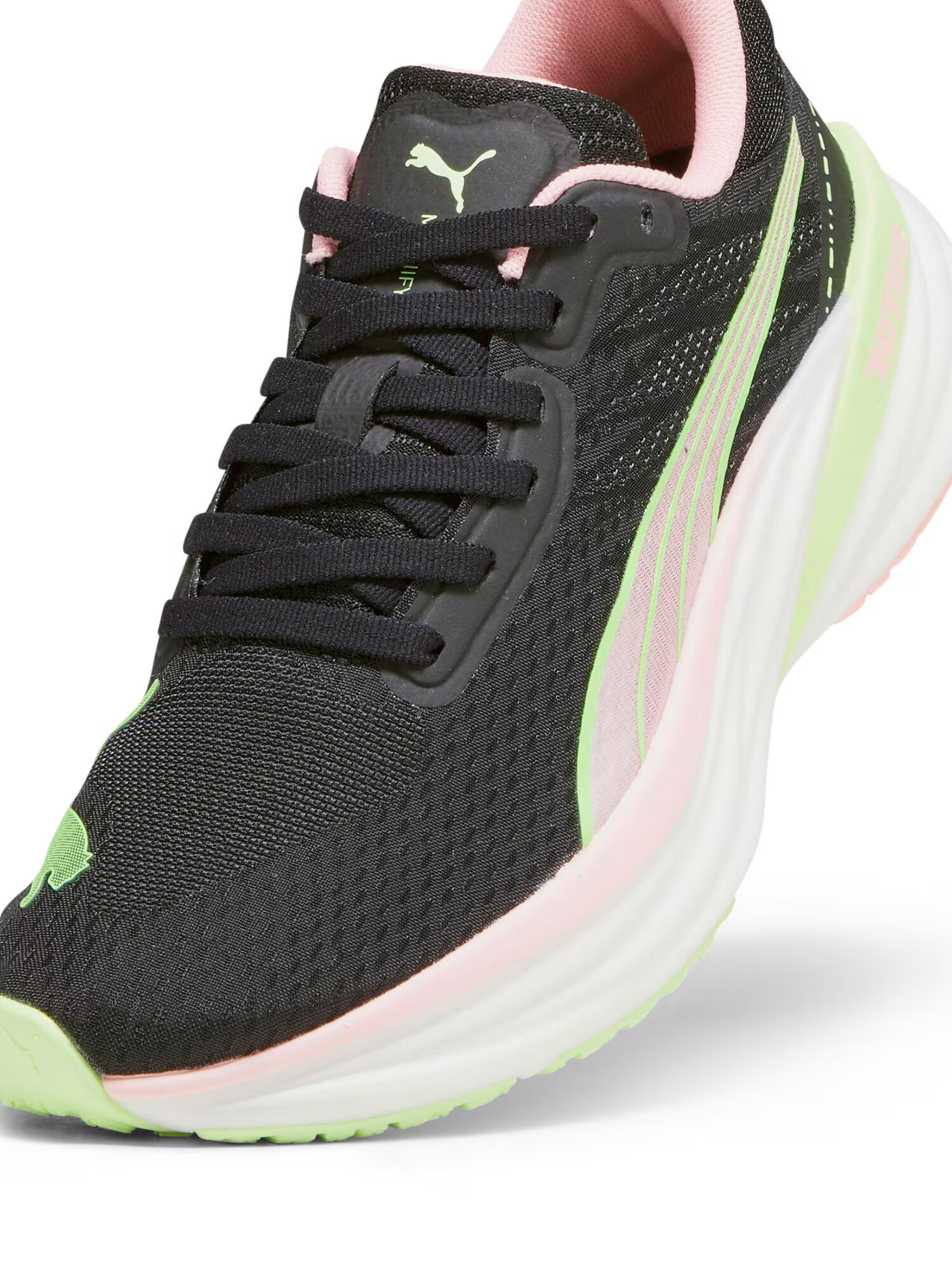 PUMA Sneaker de alergat 'Magnify Nitro 2 Dream Rush' verde neon / roz / negru - Pled.ro