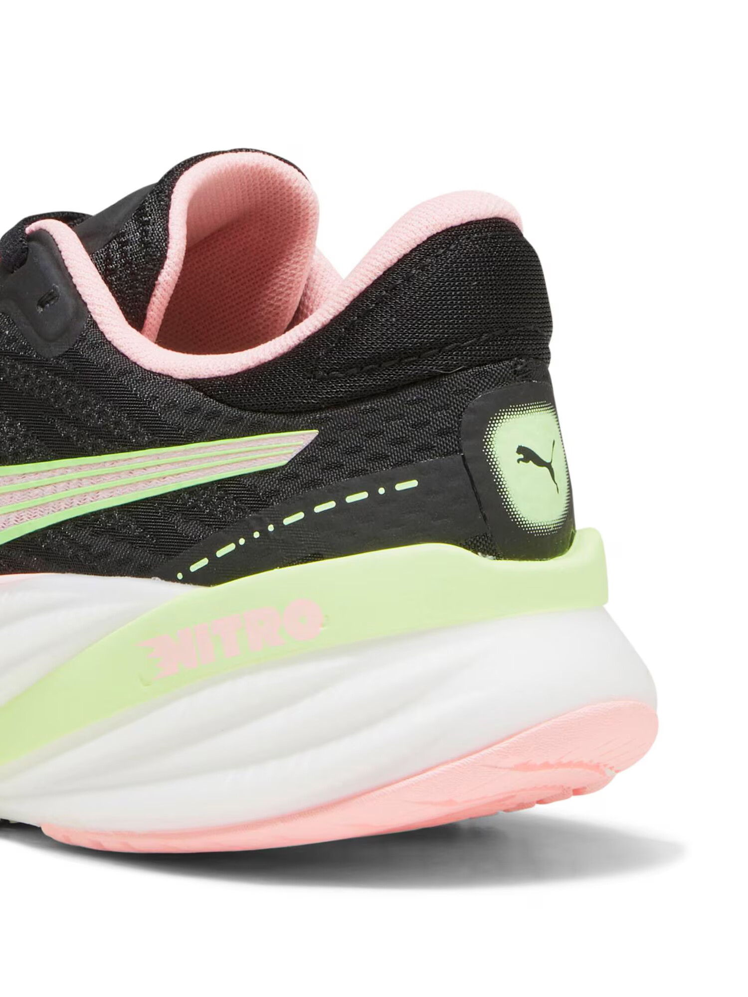 PUMA Sneaker de alergat 'Magnify Nitro 2 Dream Rush' verde neon / roz / negru - Pled.ro