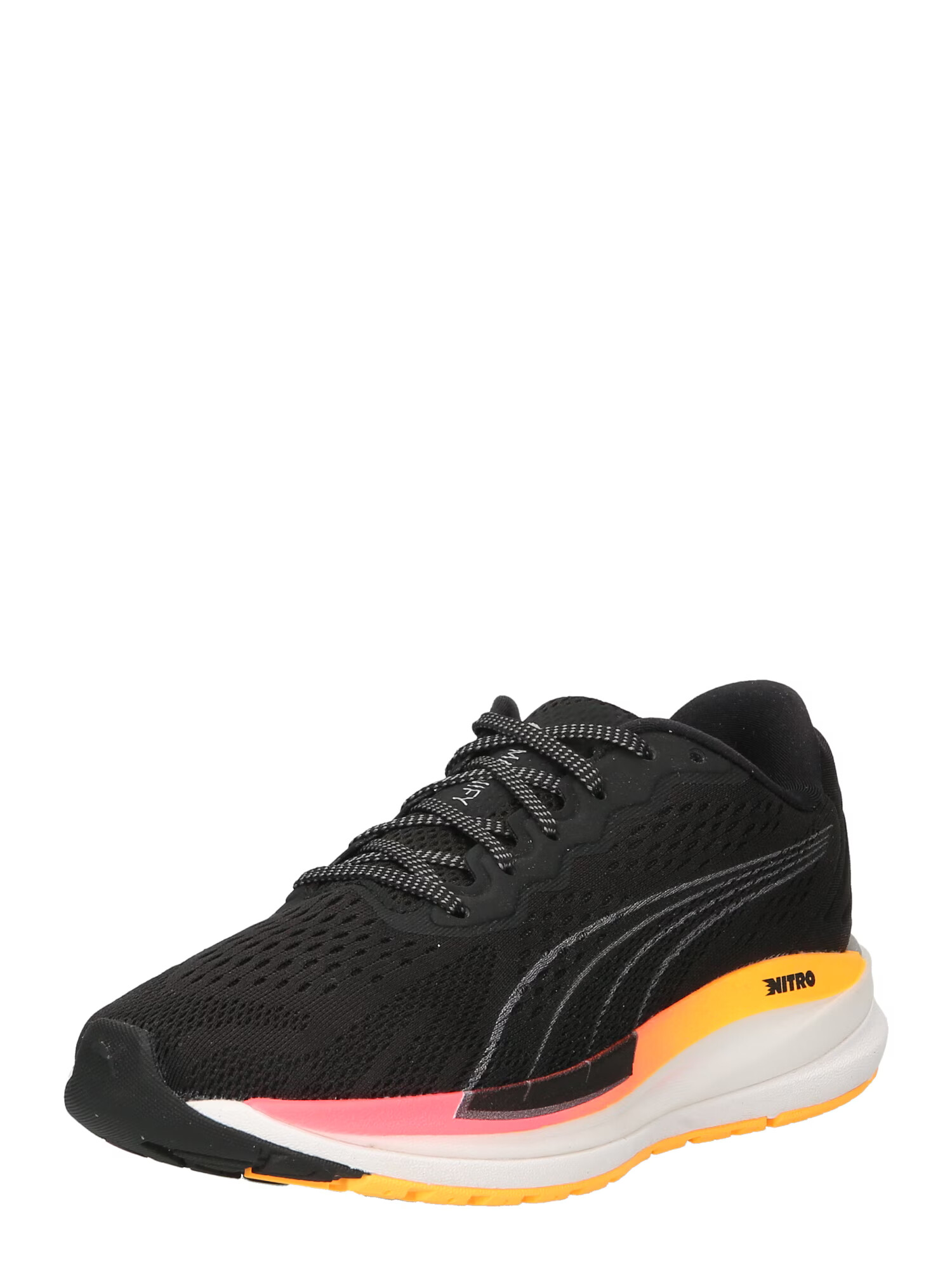 PUMA Sneaker de alergat 'Magnify Nitro Surge' gri deschis / portocaliu / negru / alb - Pled.ro