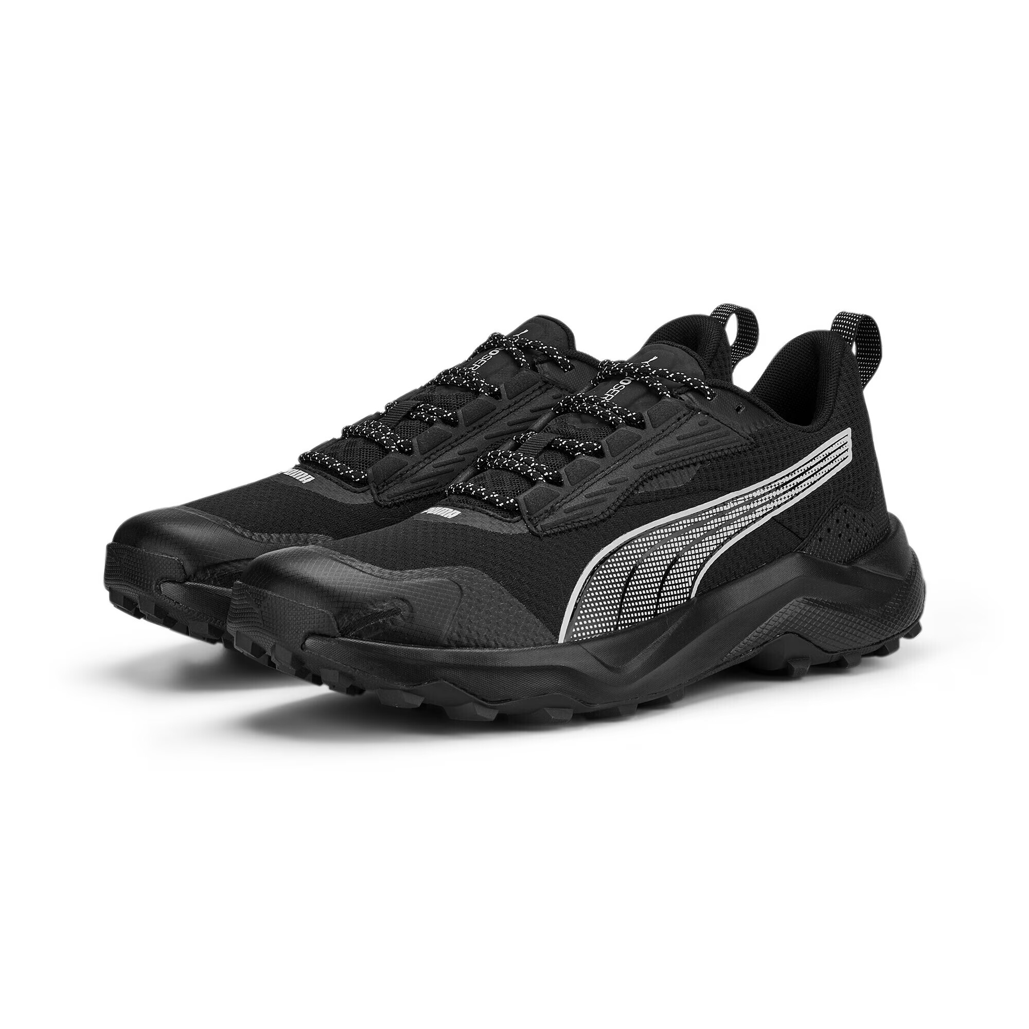 PUMA Sneaker de alergat 'Obstruct' negru / alb - Pled.ro