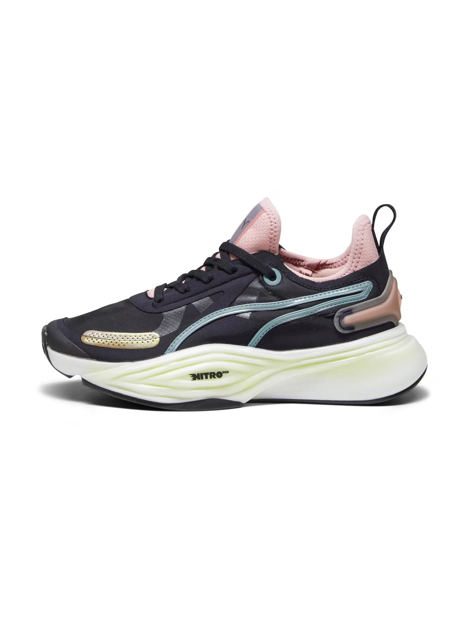 PUMA Sneaker de alergat 'Nitro Squared' albastru deschis / albastru închis / roz deschis / negru - Pled.ro