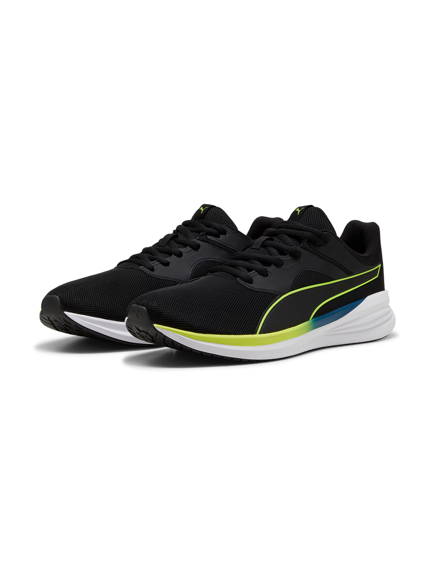 PUMA Sneaker de alergat 'Transport' albastru / verde măr / negru - Pled.ro