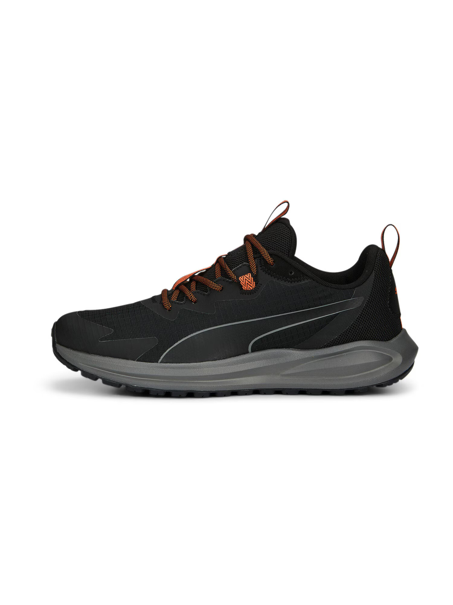 PUMA Sneaker de alergat 'Twitch' gri deschis / portocaliu / negru - Pled.ro