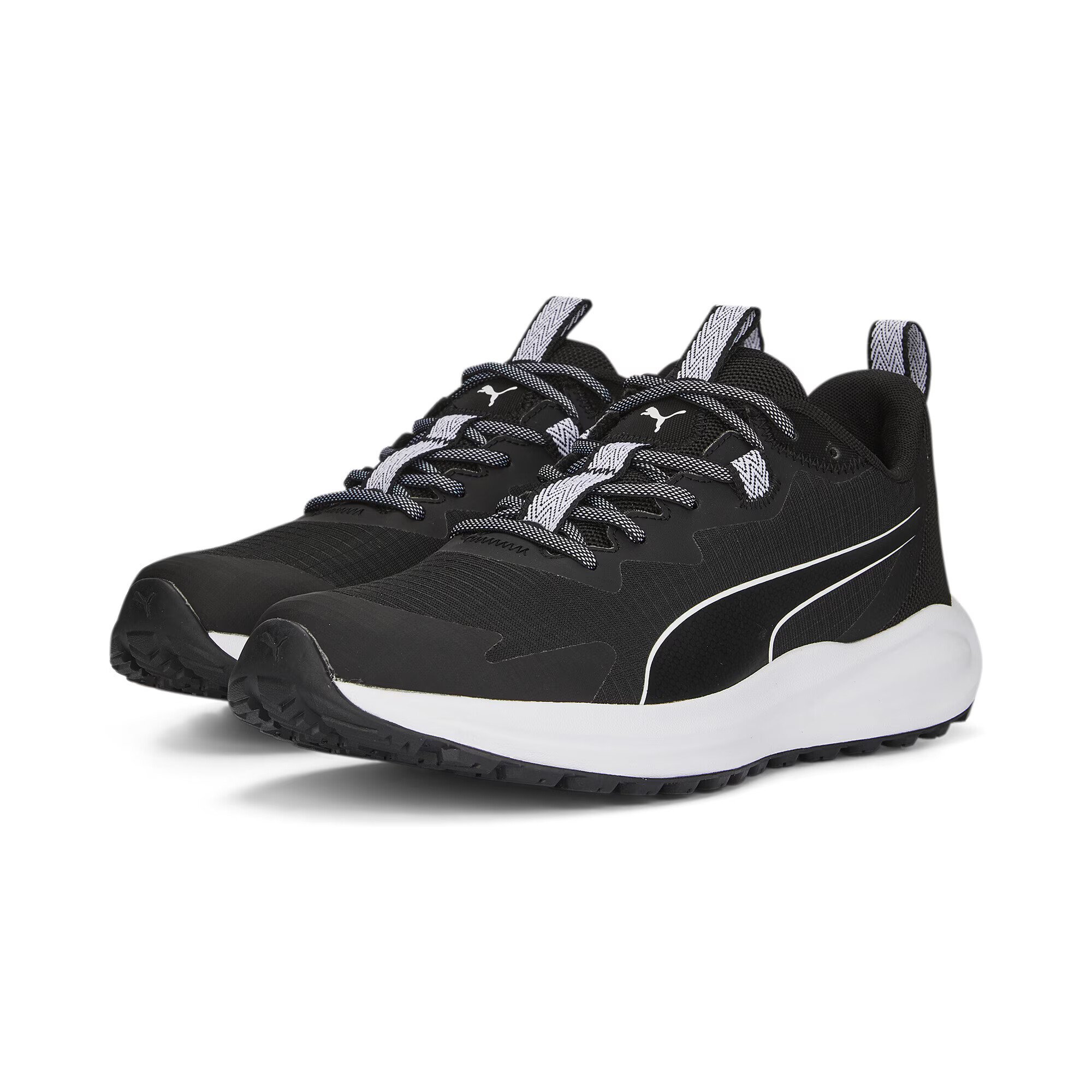 PUMA Sneaker de alergat 'Twitch' negru / alb - Pled.ro