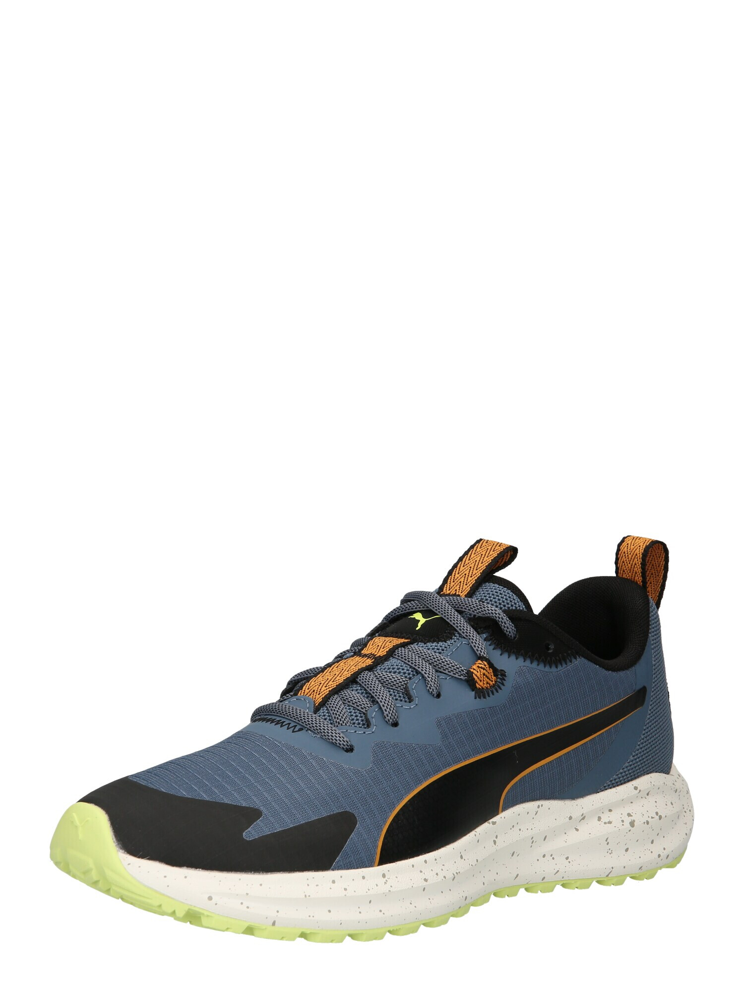 PUMA Sneaker de alergat 'Twitch Runner Trail' albastru porumbel / galben citron / portocaliu / negru - Pled.ro