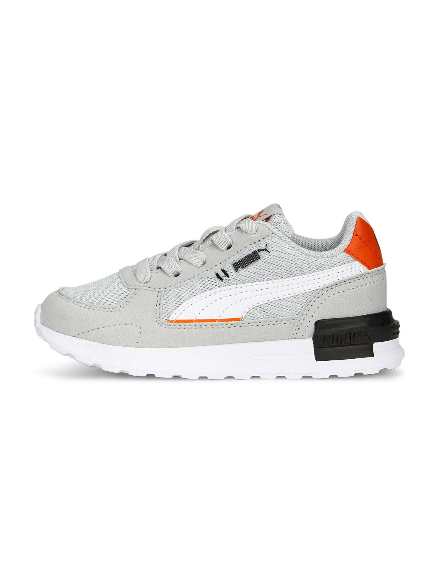 PUMA Sneaker 'Graviton' gri / portocaliu homar / negru / alb - Pled.ro