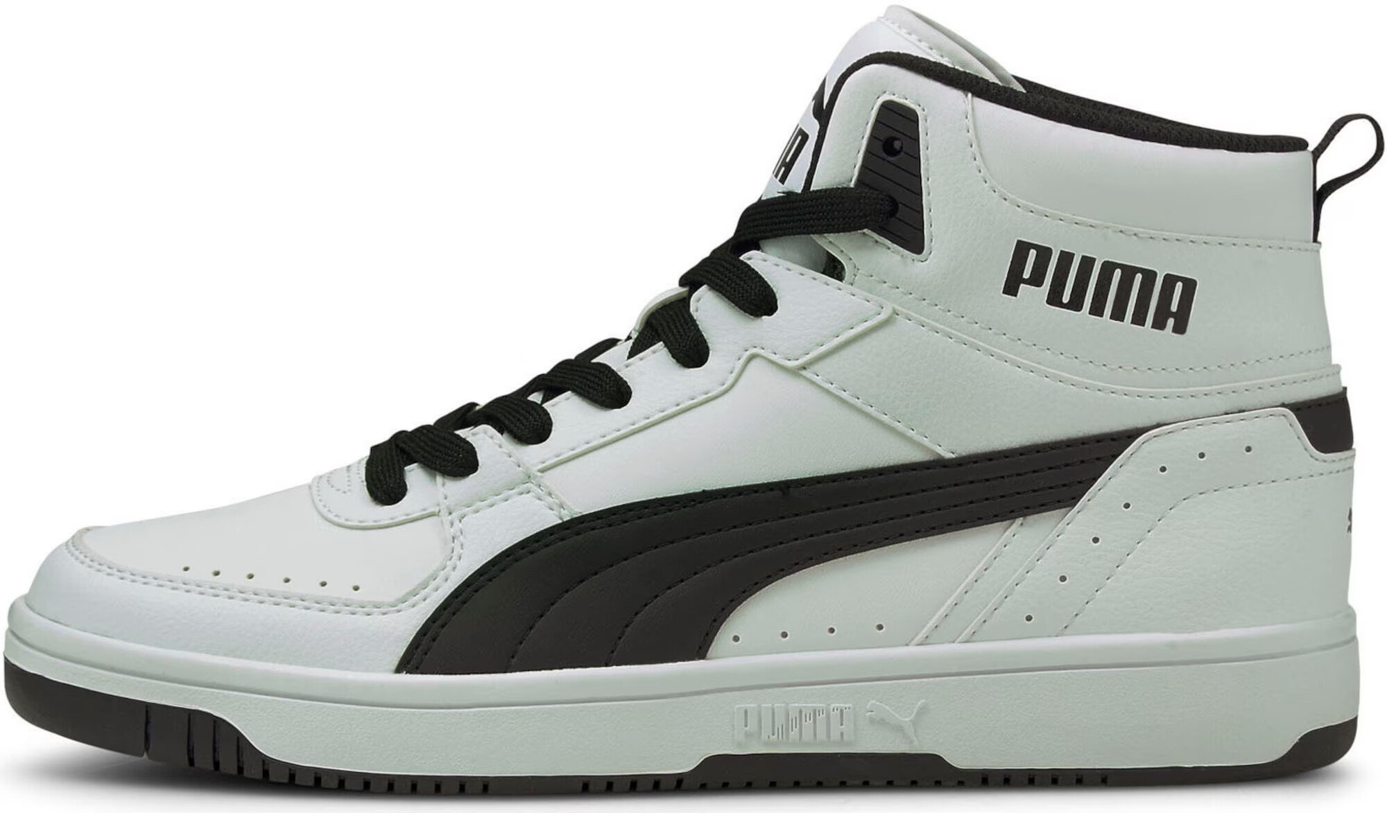 PUMA Sneaker înalt negru / alb - Pled.ro