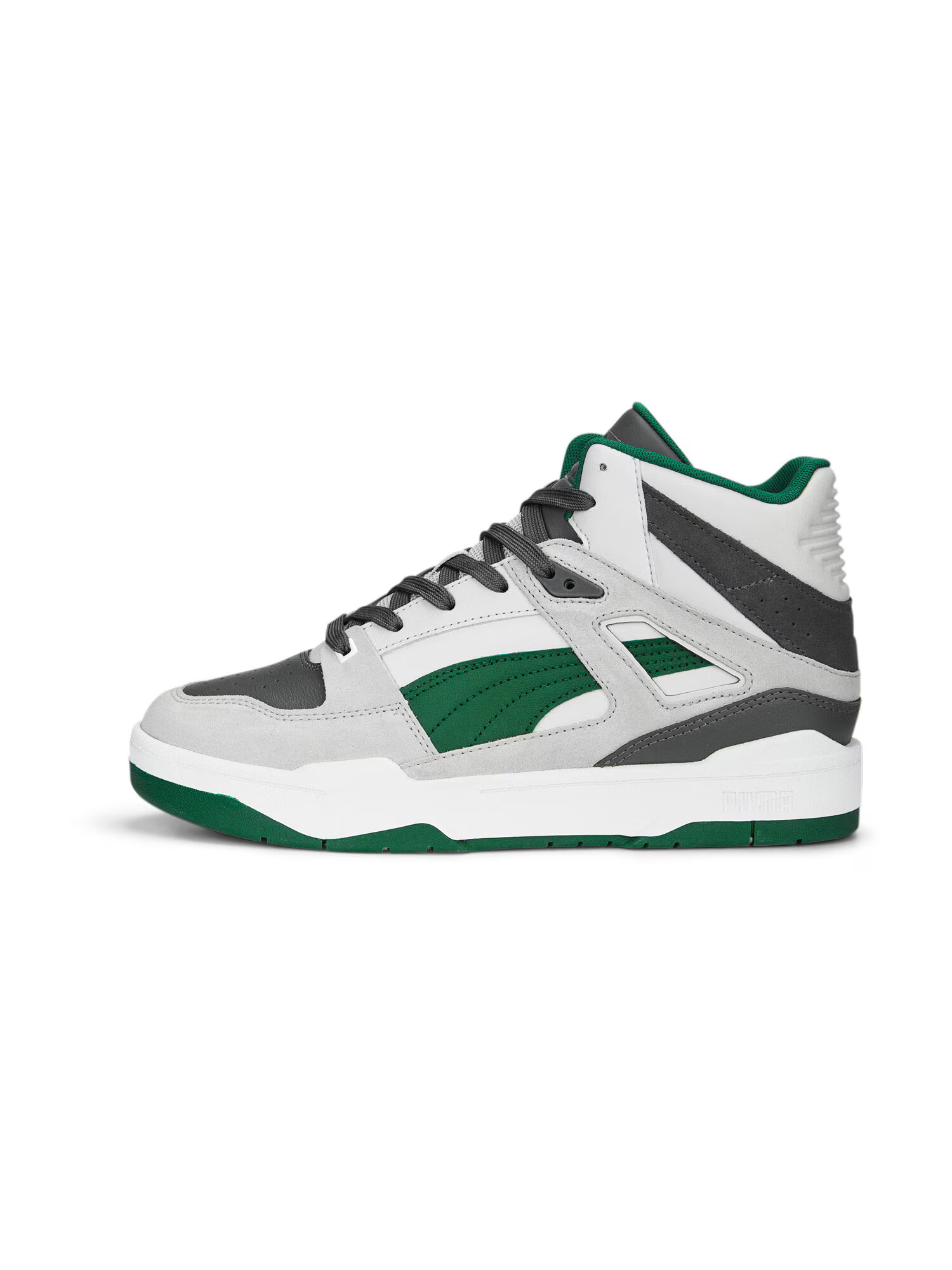 PUMA Sneaker înalt 'Slipstream Hi Heritage' gri deschis / gri închis / verde / alb - Pled.ro