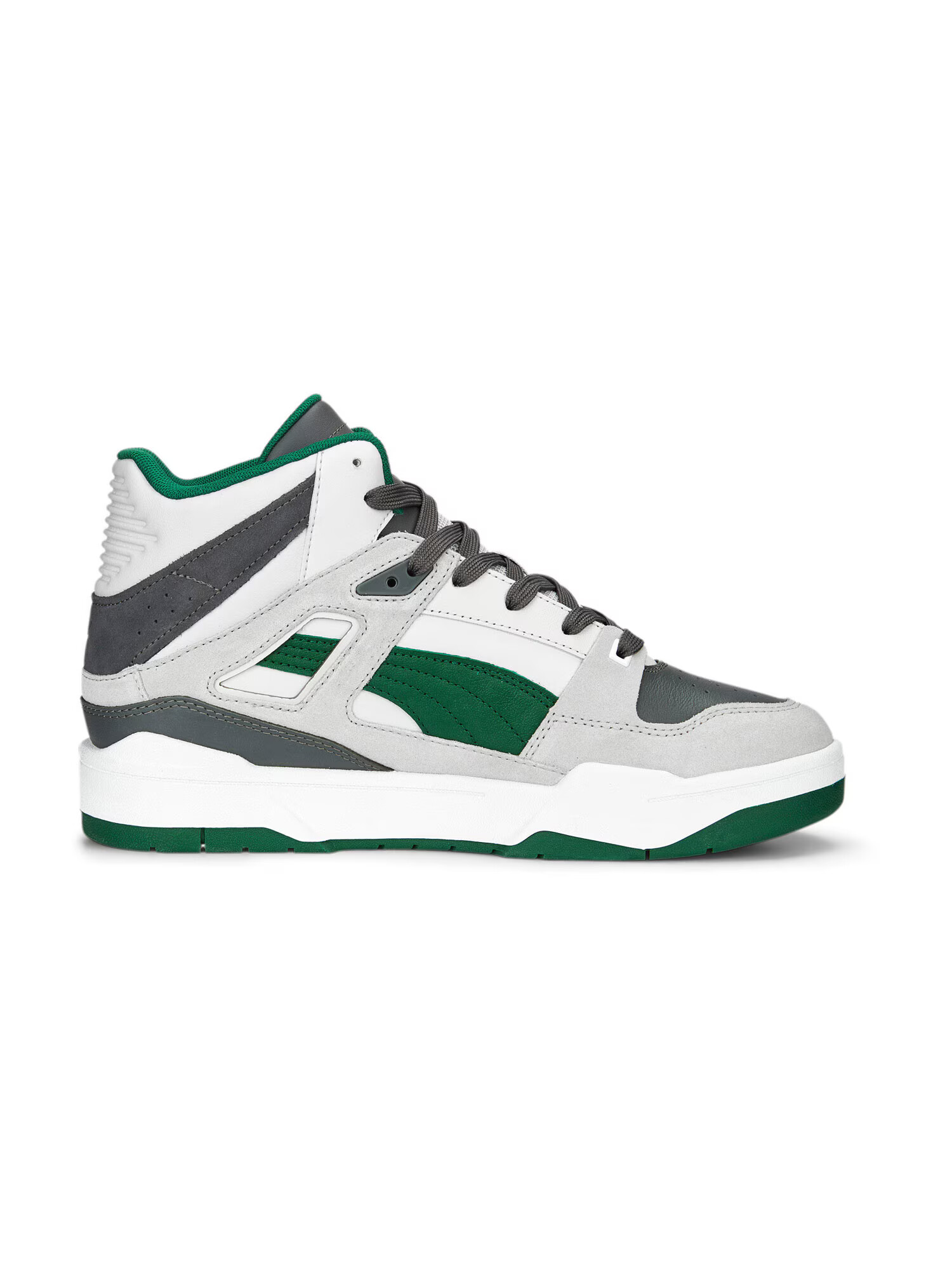 PUMA Sneaker înalt 'Slipstream Hi Heritage' gri deschis / gri închis / verde / alb - Pled.ro