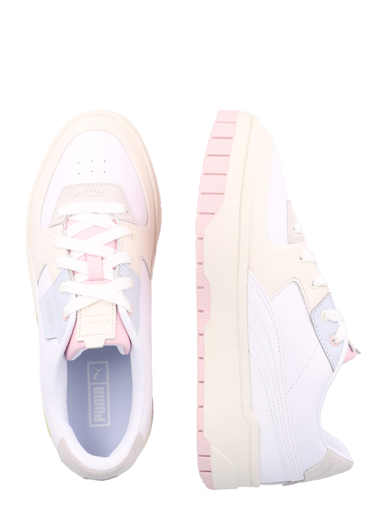 PUMA Sneaker low 'Cali Dream' galben pastel / roz pastel / alb - Pled.ro