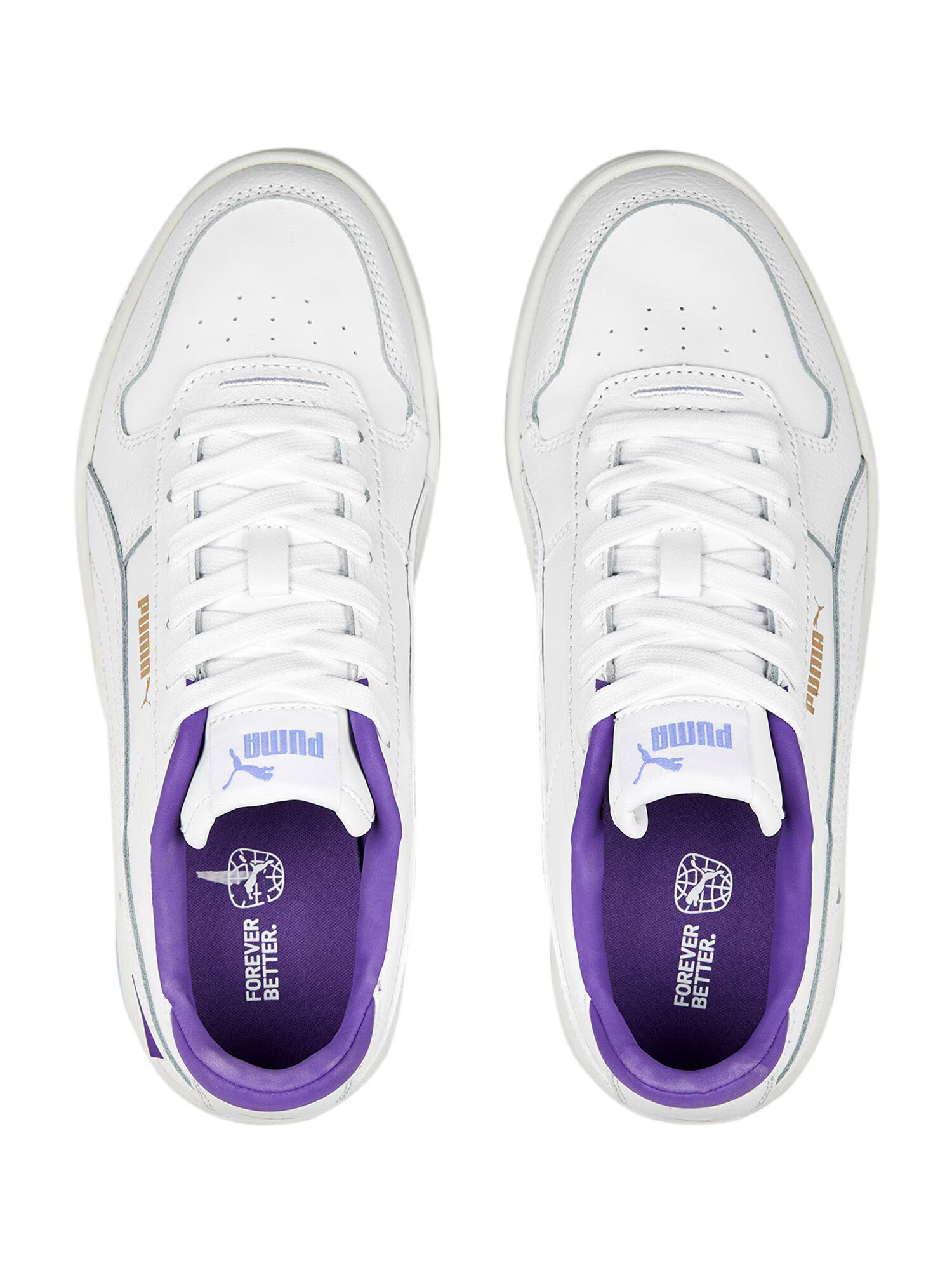 PUMA Sneaker low 'Carina' lila / alb - Pled.ro