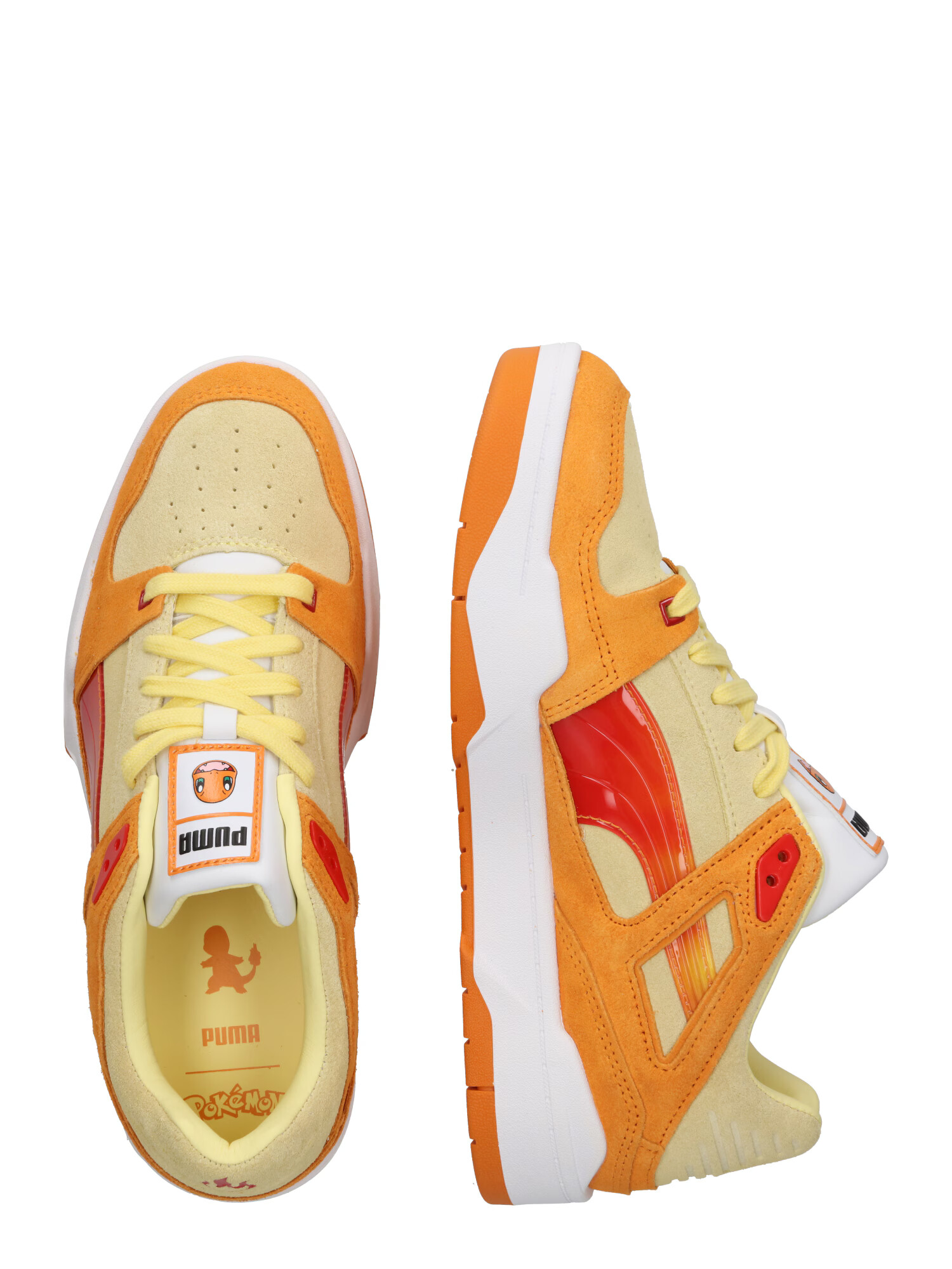 PUMA Sneaker low 'CHARMANDER x Pokémon' galben / portocaliu / roșu - Pled.ro