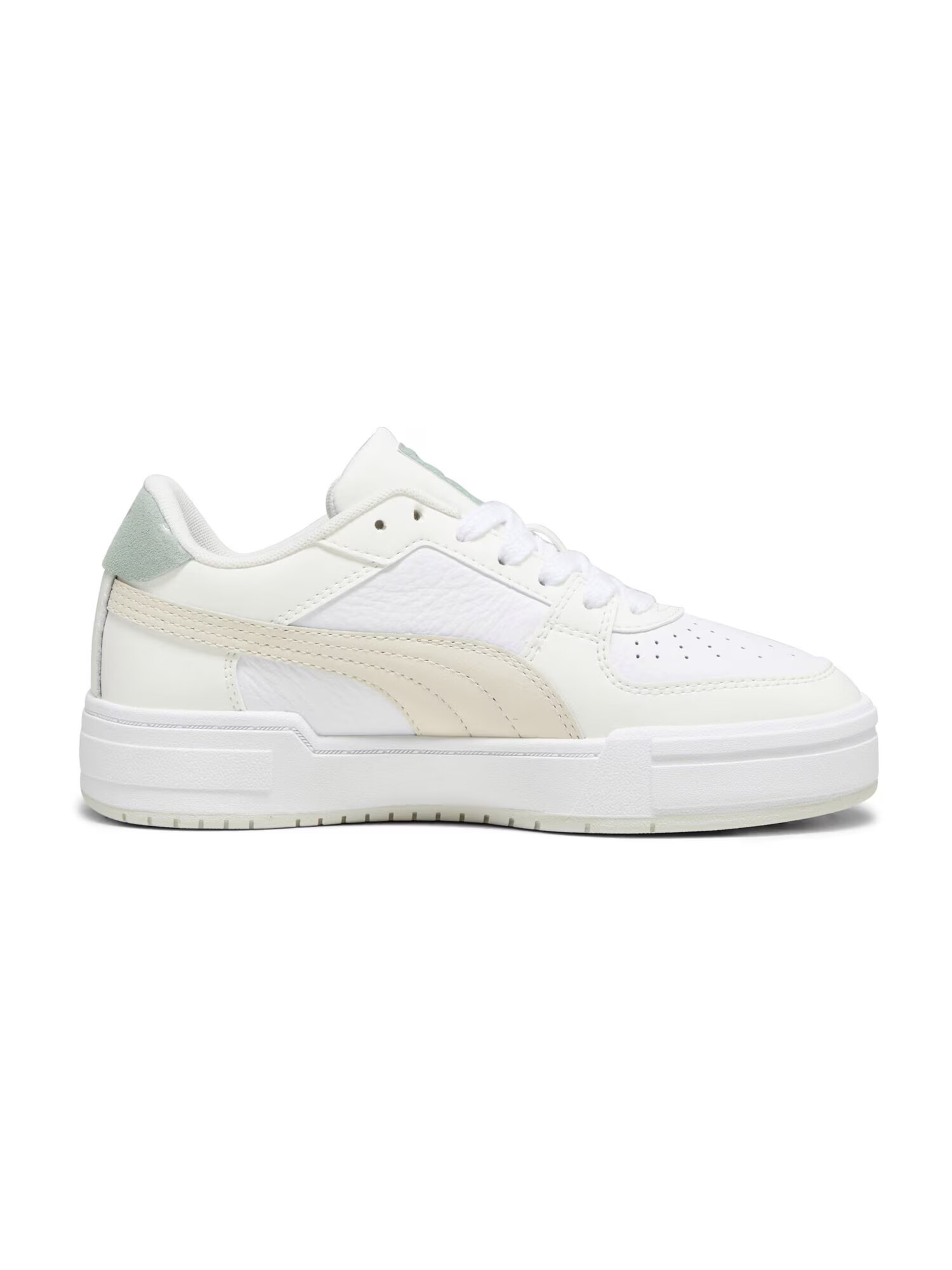 PUMA Sneaker low fildeş / bej deschis / verde mentă / alb - Pled.ro