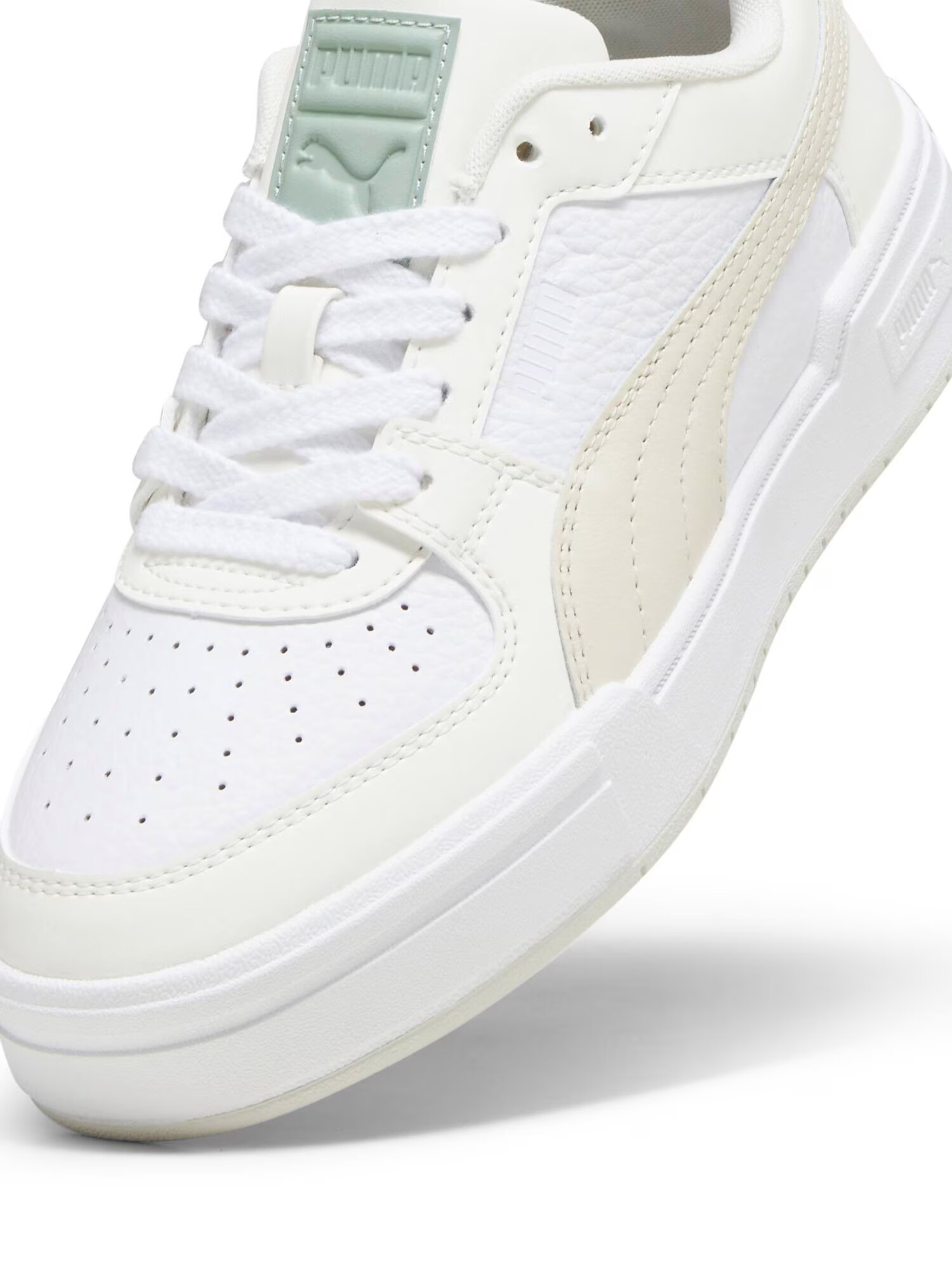 PUMA Sneaker low fildeş / bej deschis / verde mentă / alb - Pled.ro