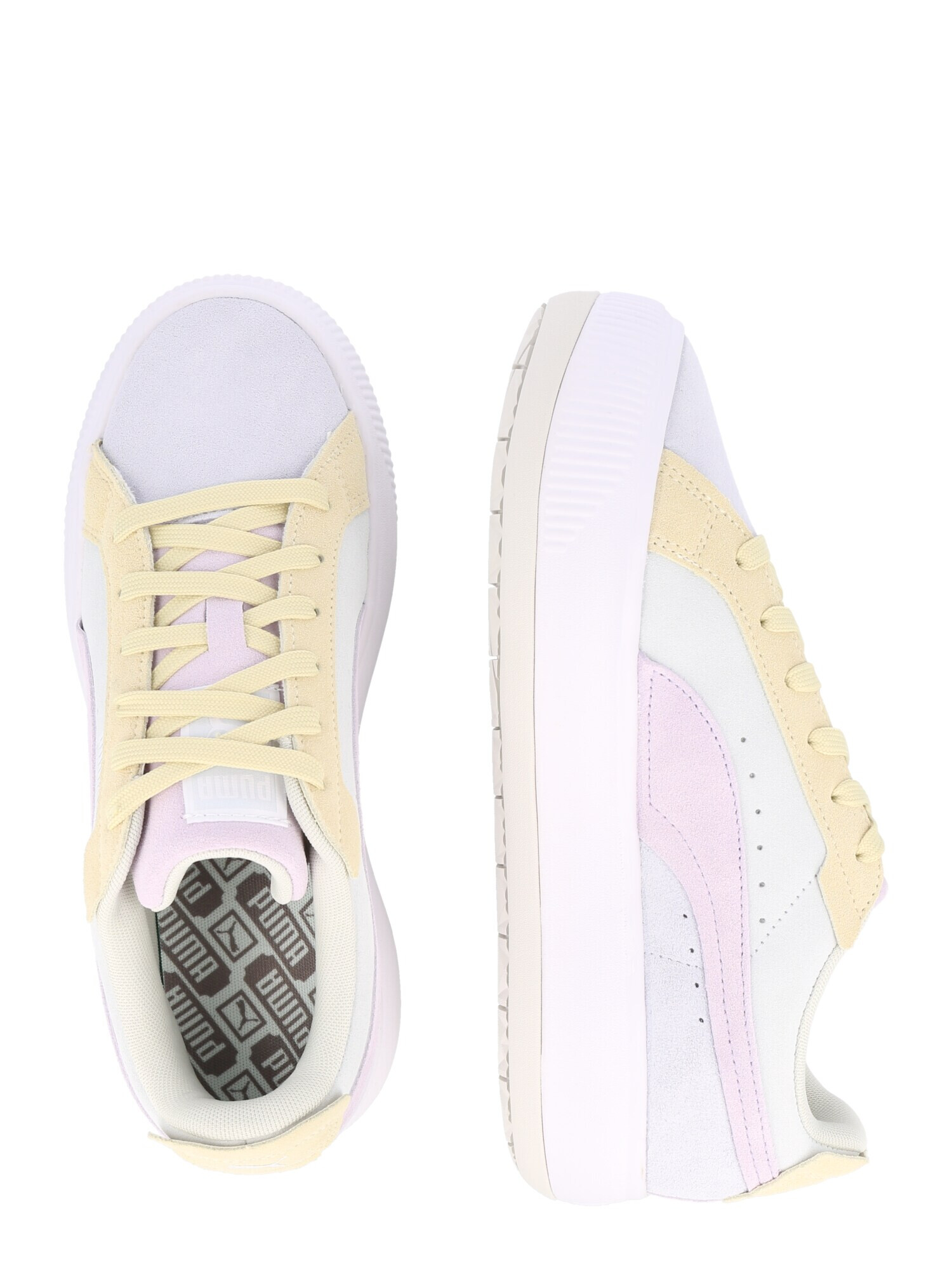 PUMA Sneaker low 'Mayu' albastru pastel / galben deschis / roz / alb murdar - Pled.ro