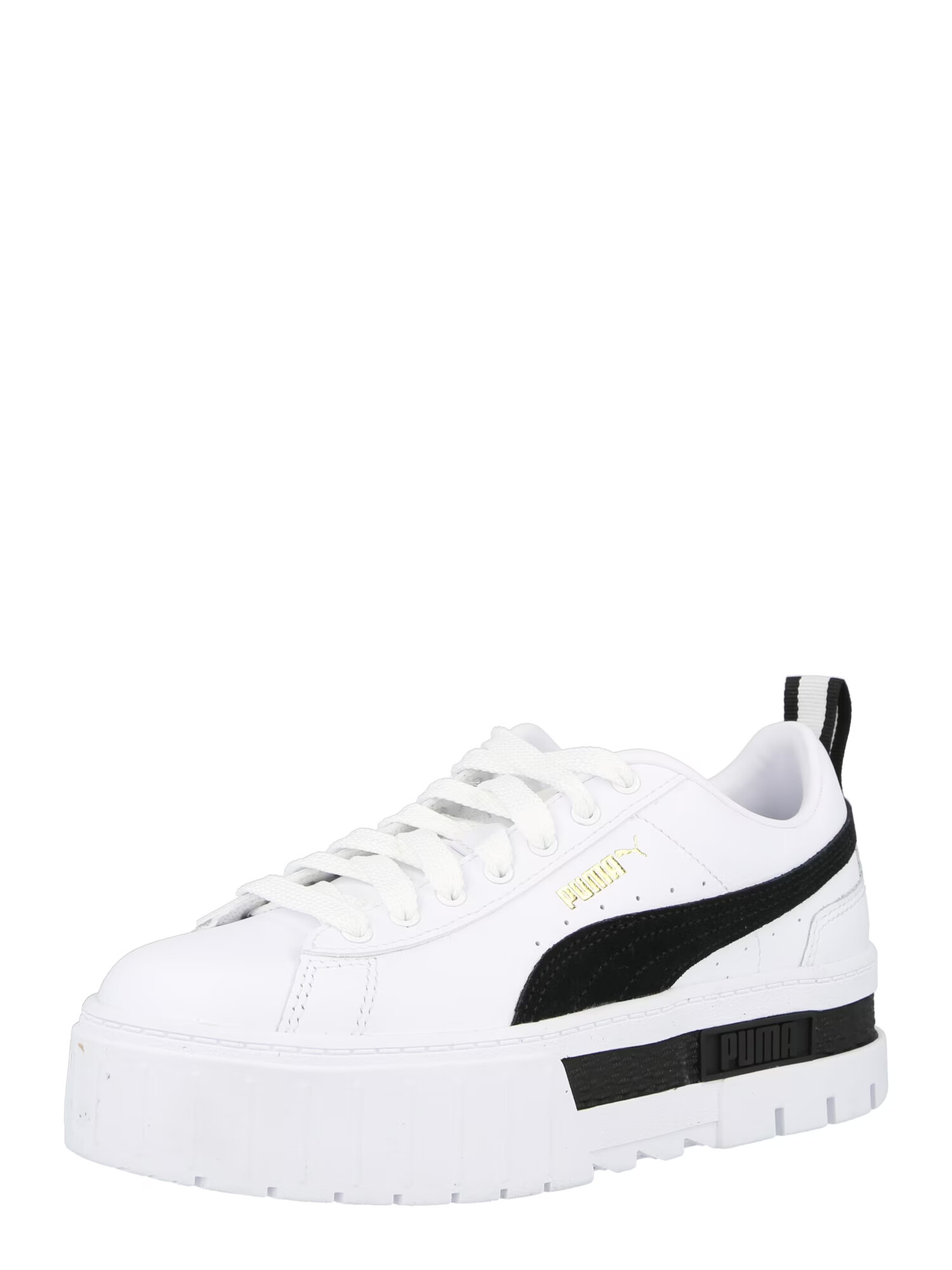 PUMA Sneaker low 'Mayze' negru / alb - Pled.ro