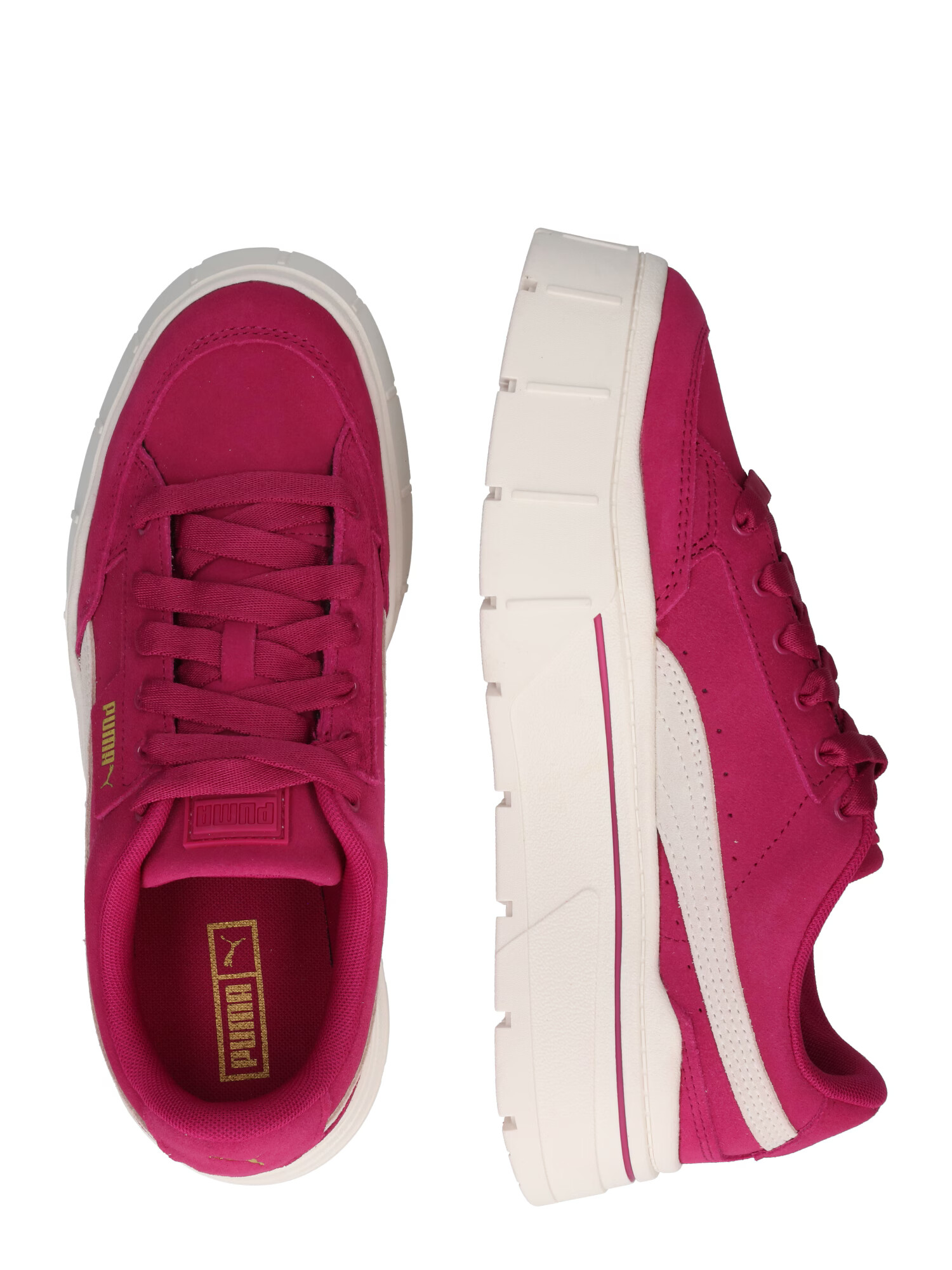 PUMA Sneaker low 'Mayze Stack' fucsia / alb - Pled.ro