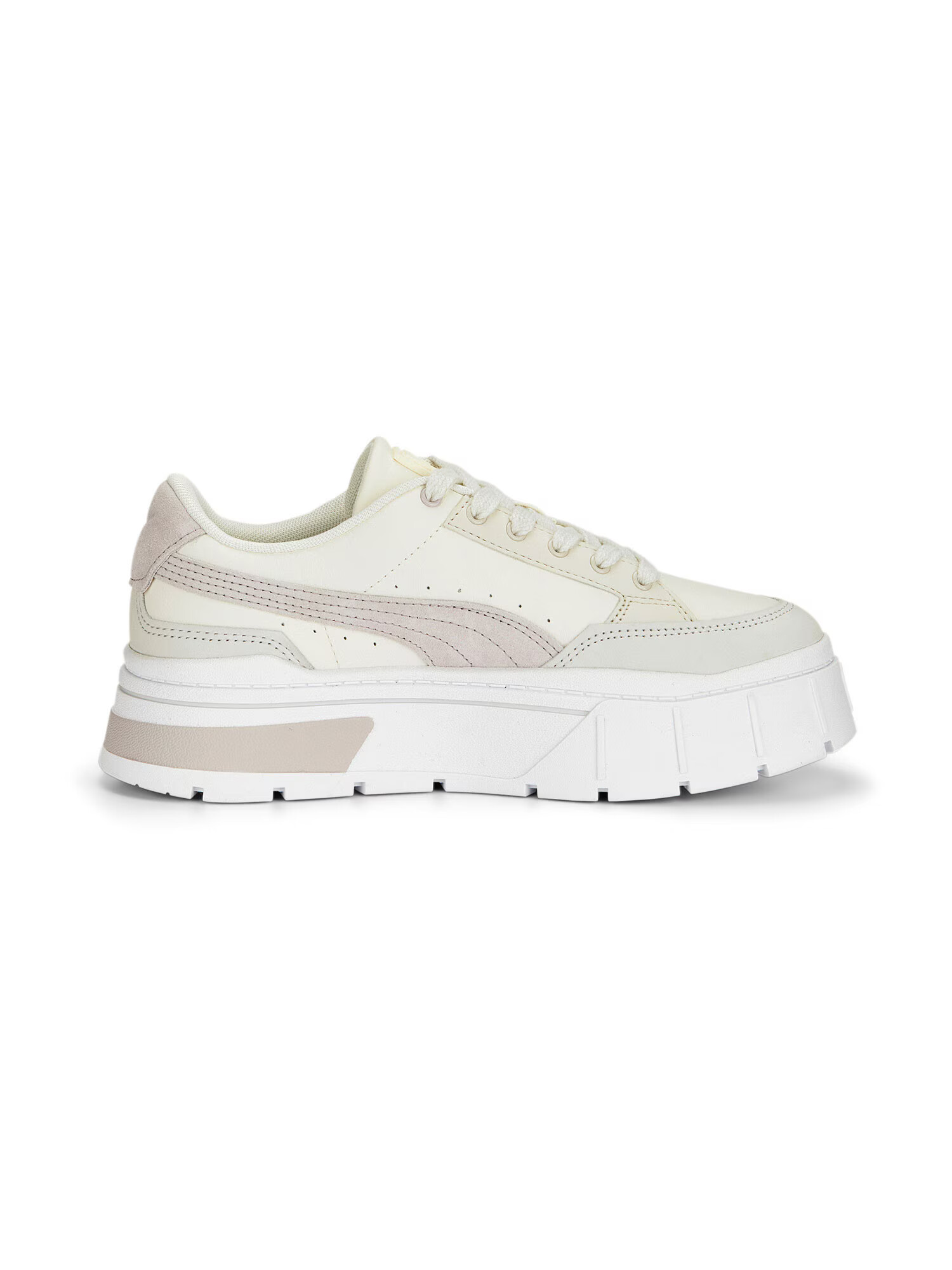 PUMA Sneaker low 'Mayze Stack Luxe Wns' gri deschis / mov liliachiu / alb natural - Pled.ro