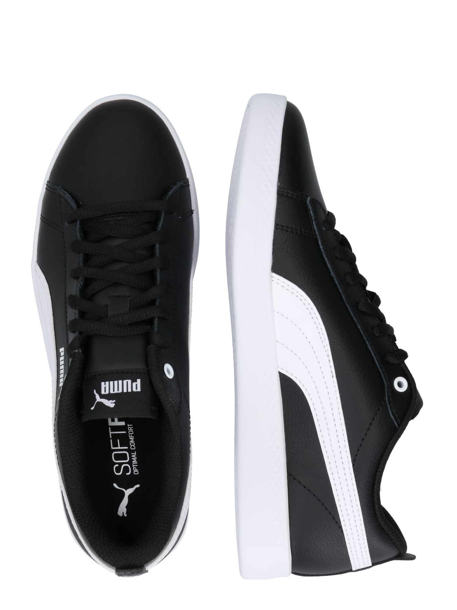 PUMA Sneaker low negru / alb - Pled.ro