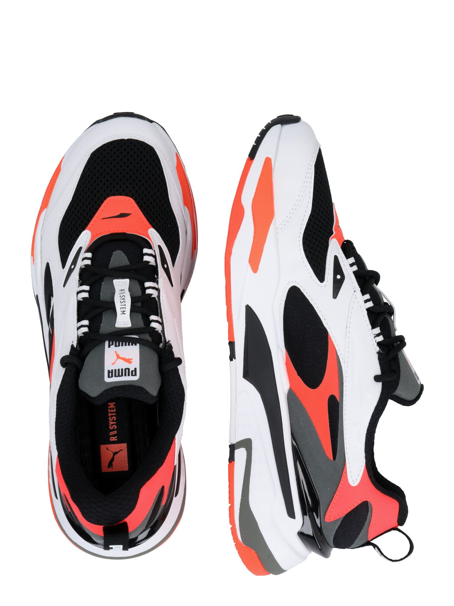 PUMA Sneaker low roșu / negru / alb - Pled.ro