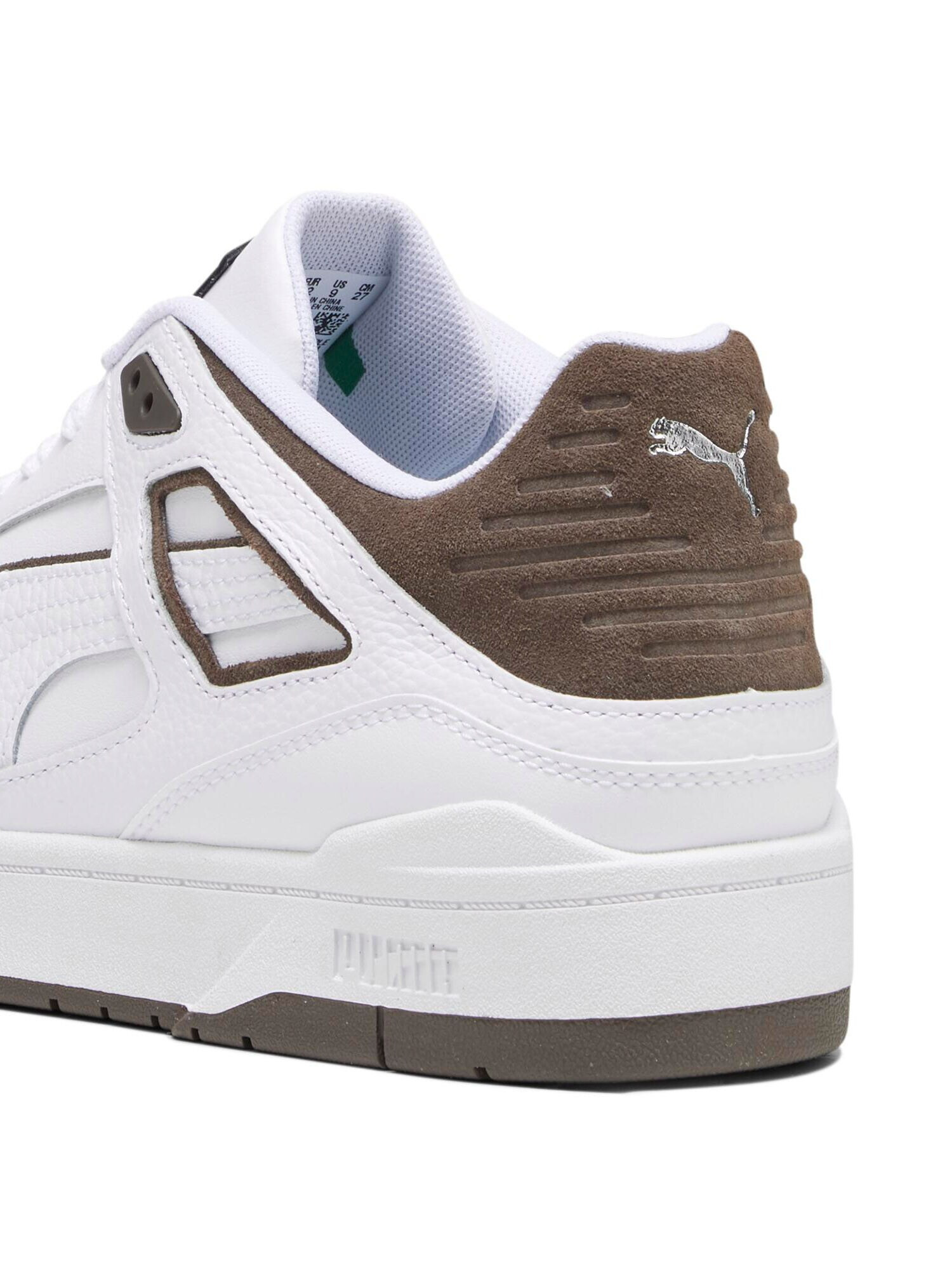 PUMA Sneaker low 'Slipstream' maro închis / argintiu / alb - Pled.ro