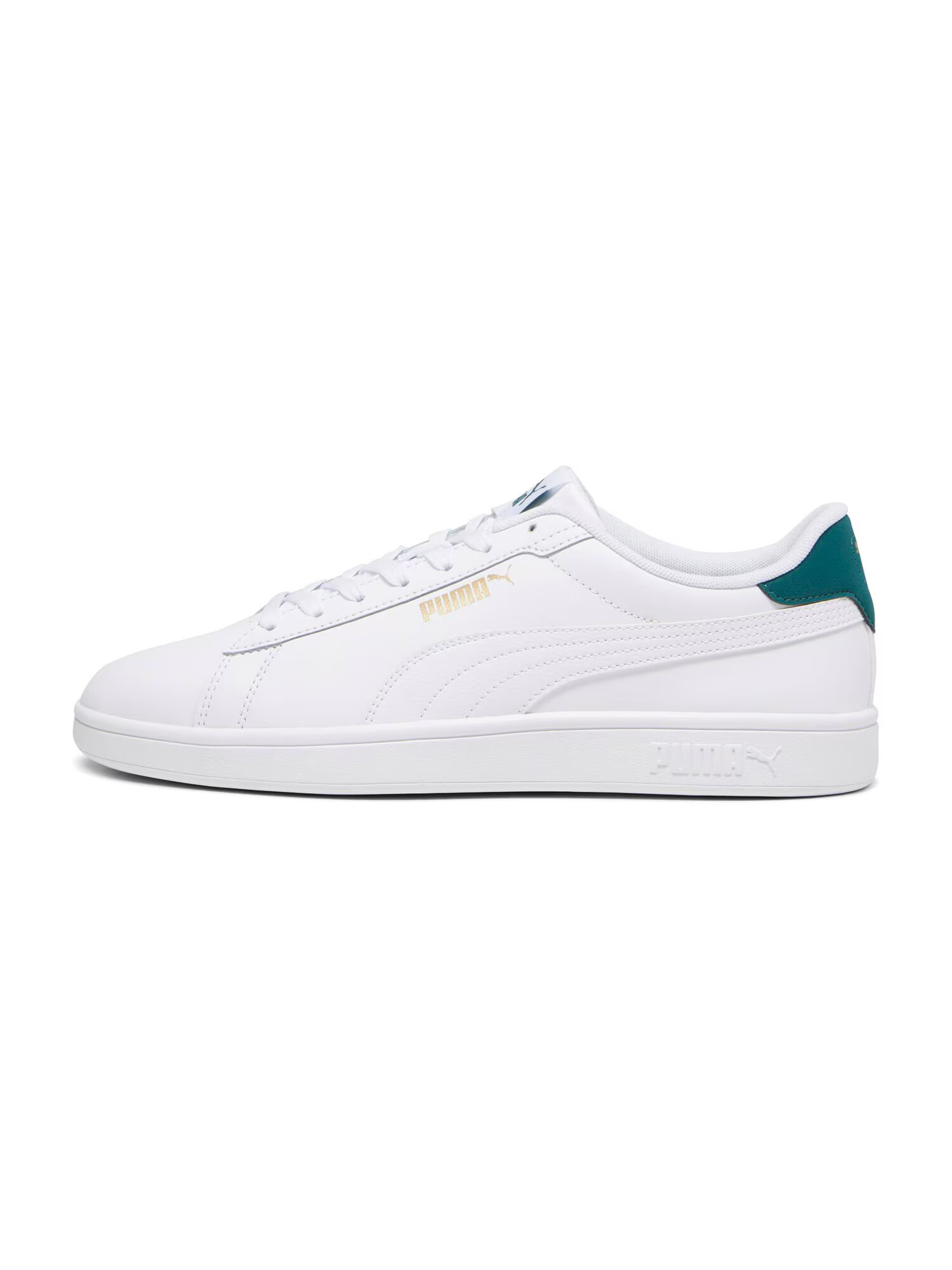 PUMA Sneaker low 'Smash 3.0' auriu / verde smarald / alb - Pled.ro