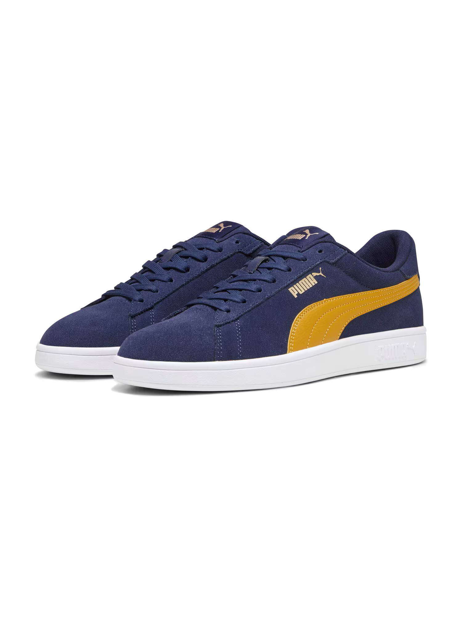 PUMA Sneaker low 'Smash 3.0' bleumarin / galben / auriu - Pled.ro