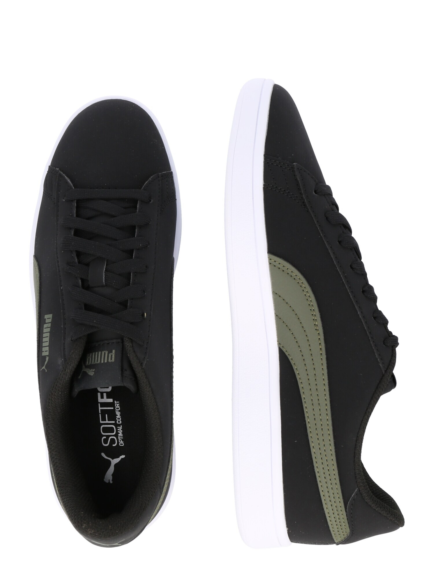 PUMA Sneaker low 'Smash V2 Buck' verde / negru - Pled.ro