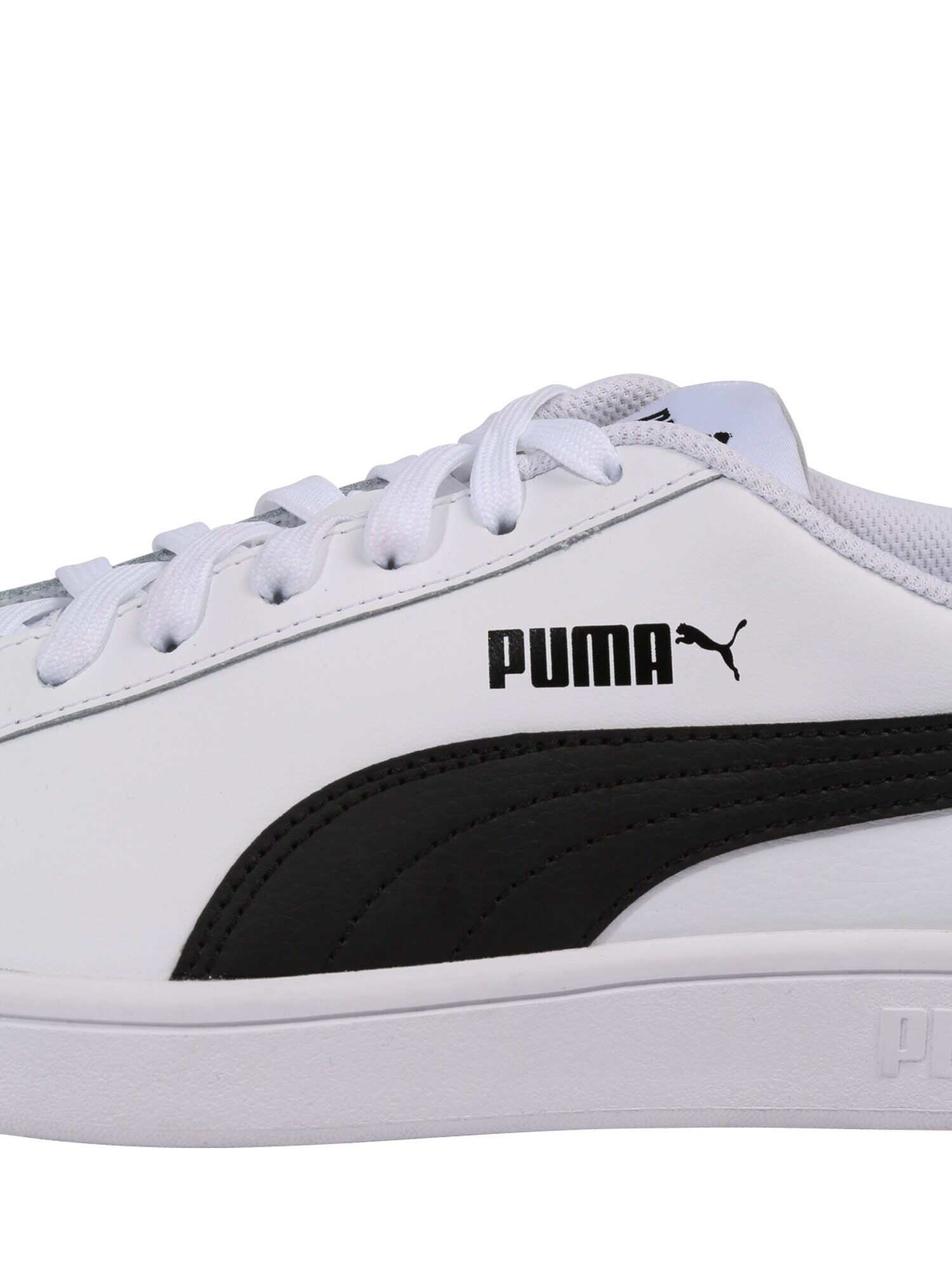 PUMA Sneaker low 'Smash V2' negru / alb - Pled.ro