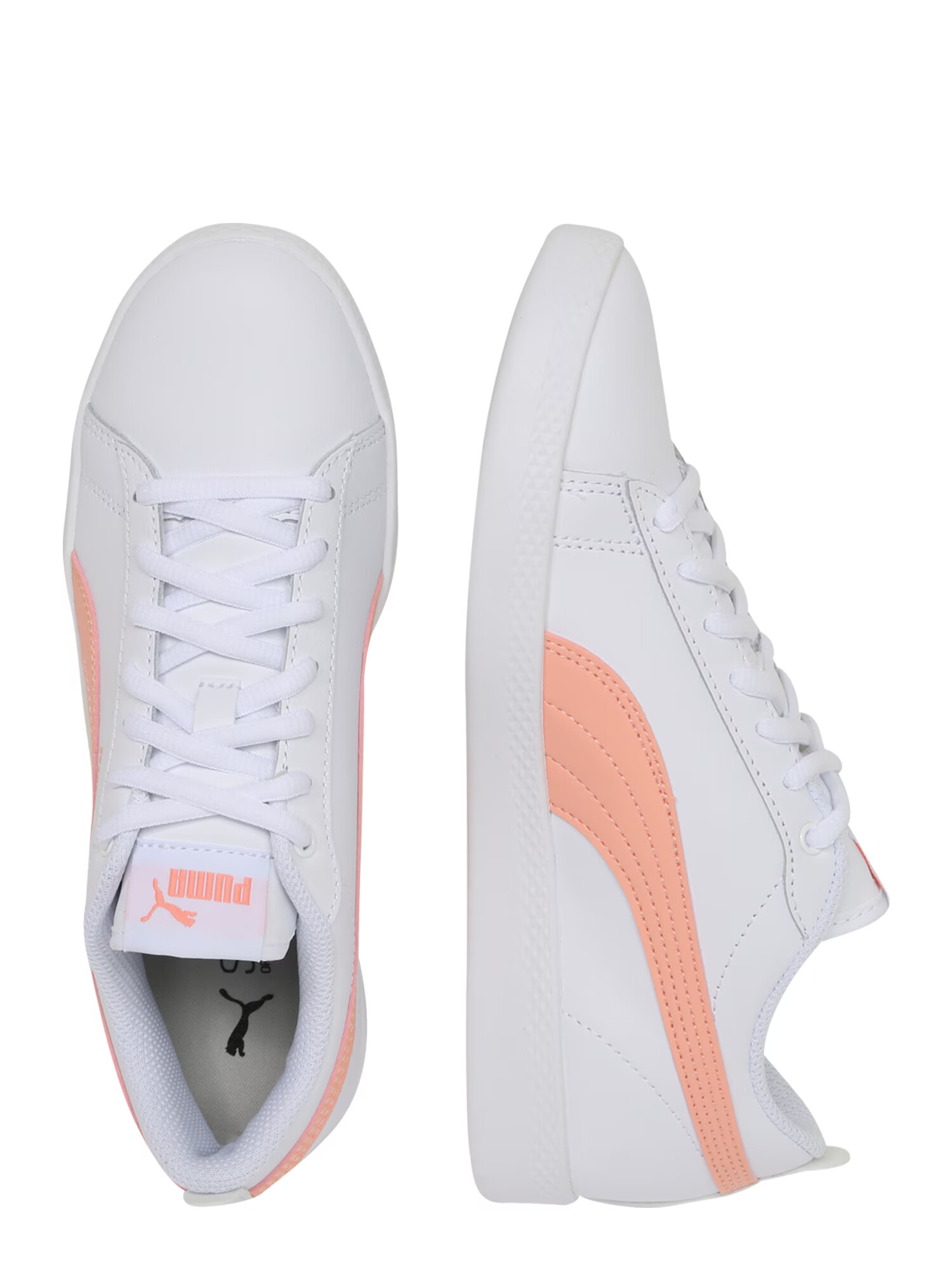 PUMA Sneaker low 'Smash Wns v2 L' portocaliu caisă / alb - Pled.ro