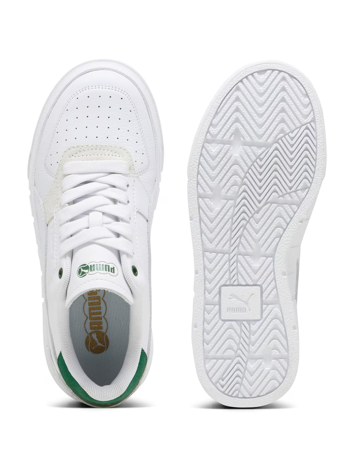 PUMA Sneaker low verde / alb - Pled.ro