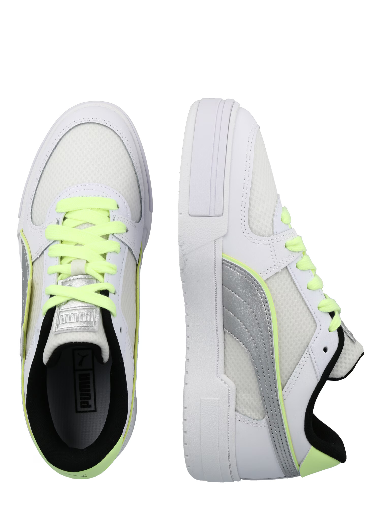 PUMA Sneaker low verde kiwi / argintiu / alb - Pled.ro