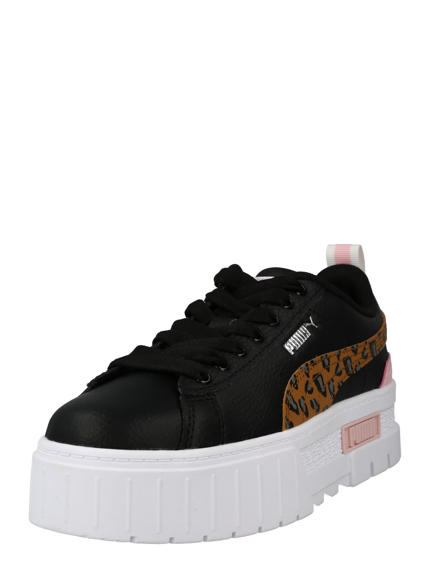 PUMA Sneaker 'Mayze Wild' maro coniac / gri metalic / gri argintiu / negru - Pled.ro