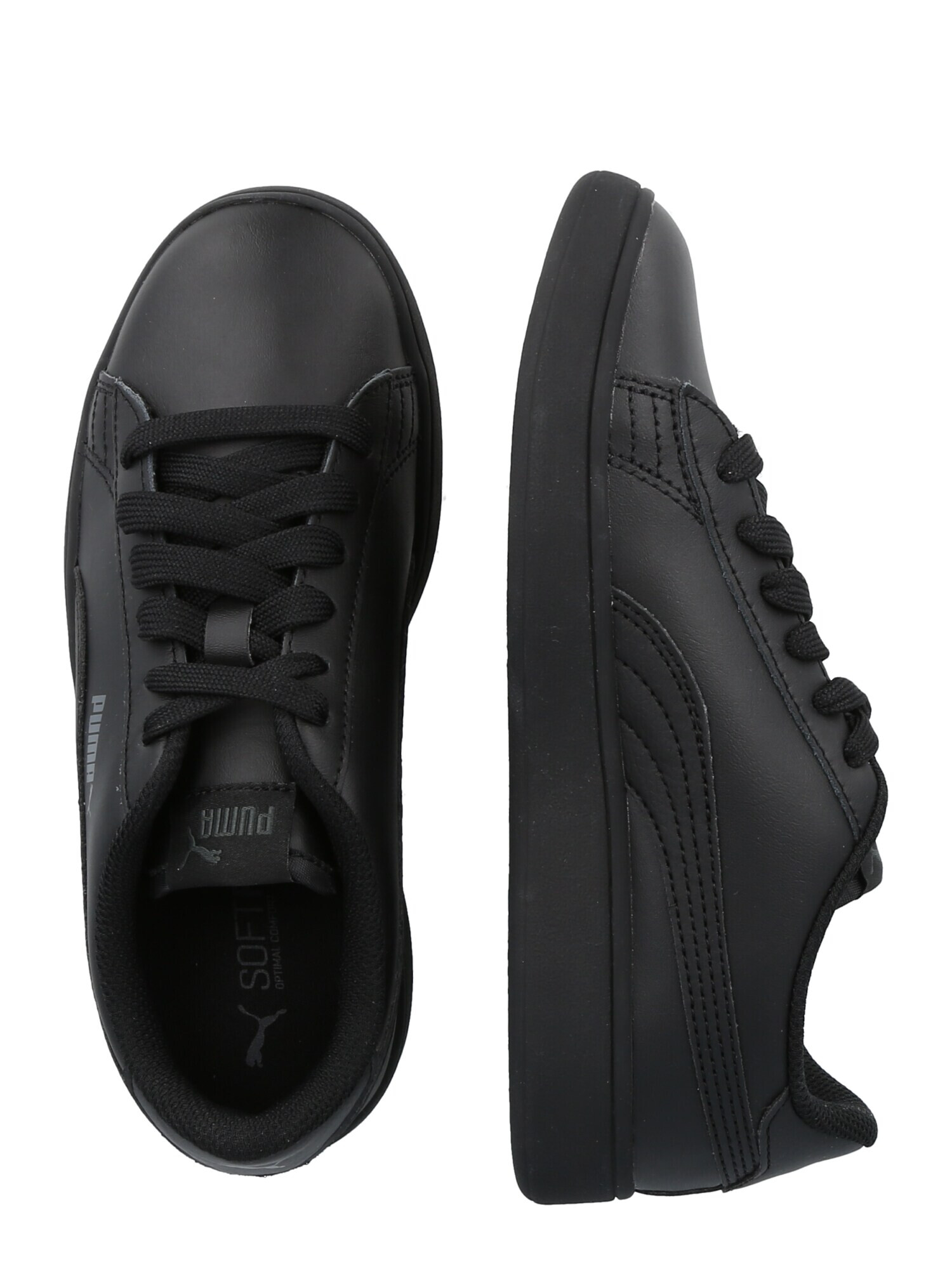 PUMA Sneaker gri metalic / negru - Pled.ro