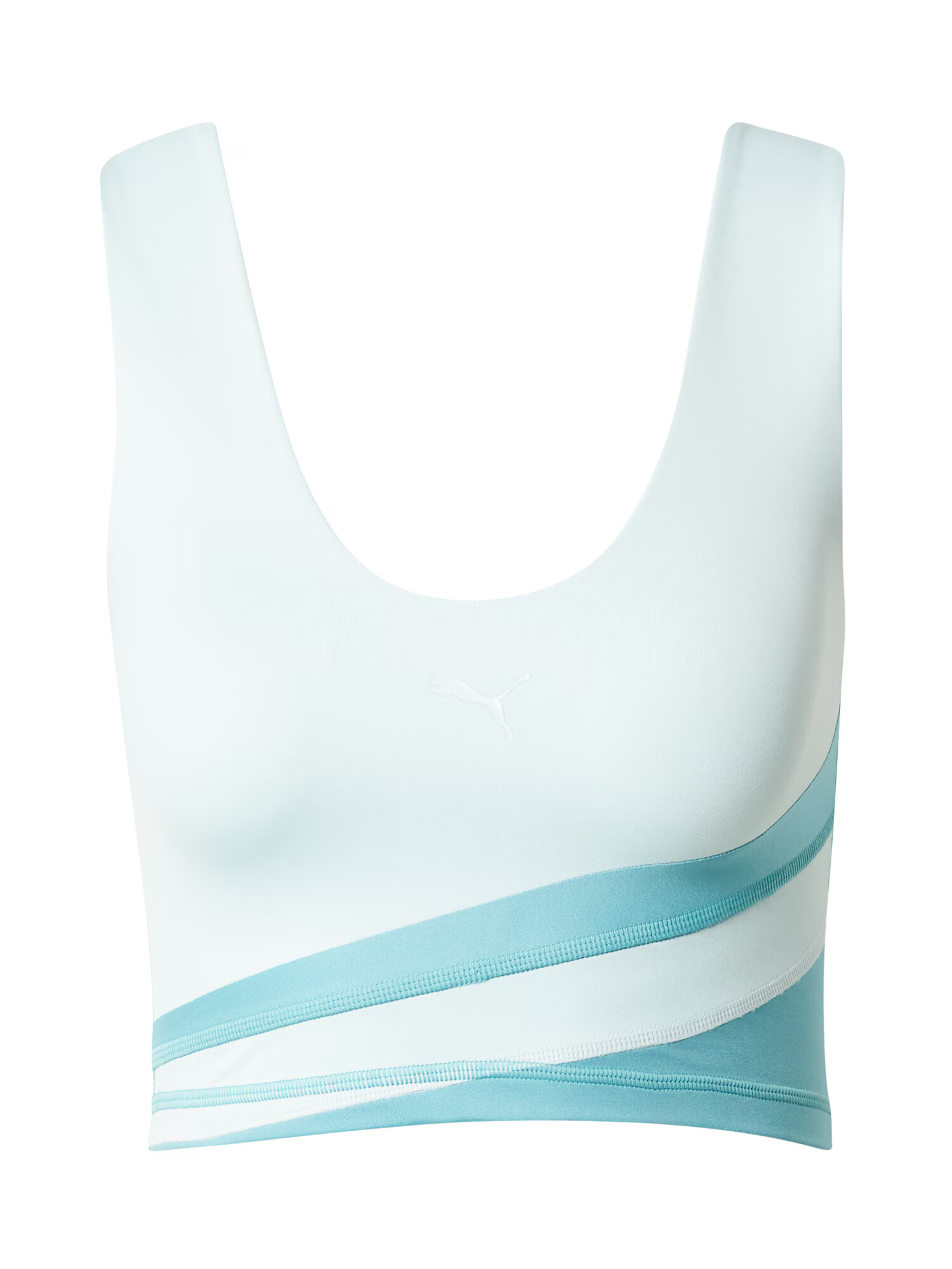 PUMA Sport top 'Eversculpt' albastru deschis / alb - Pled.ro