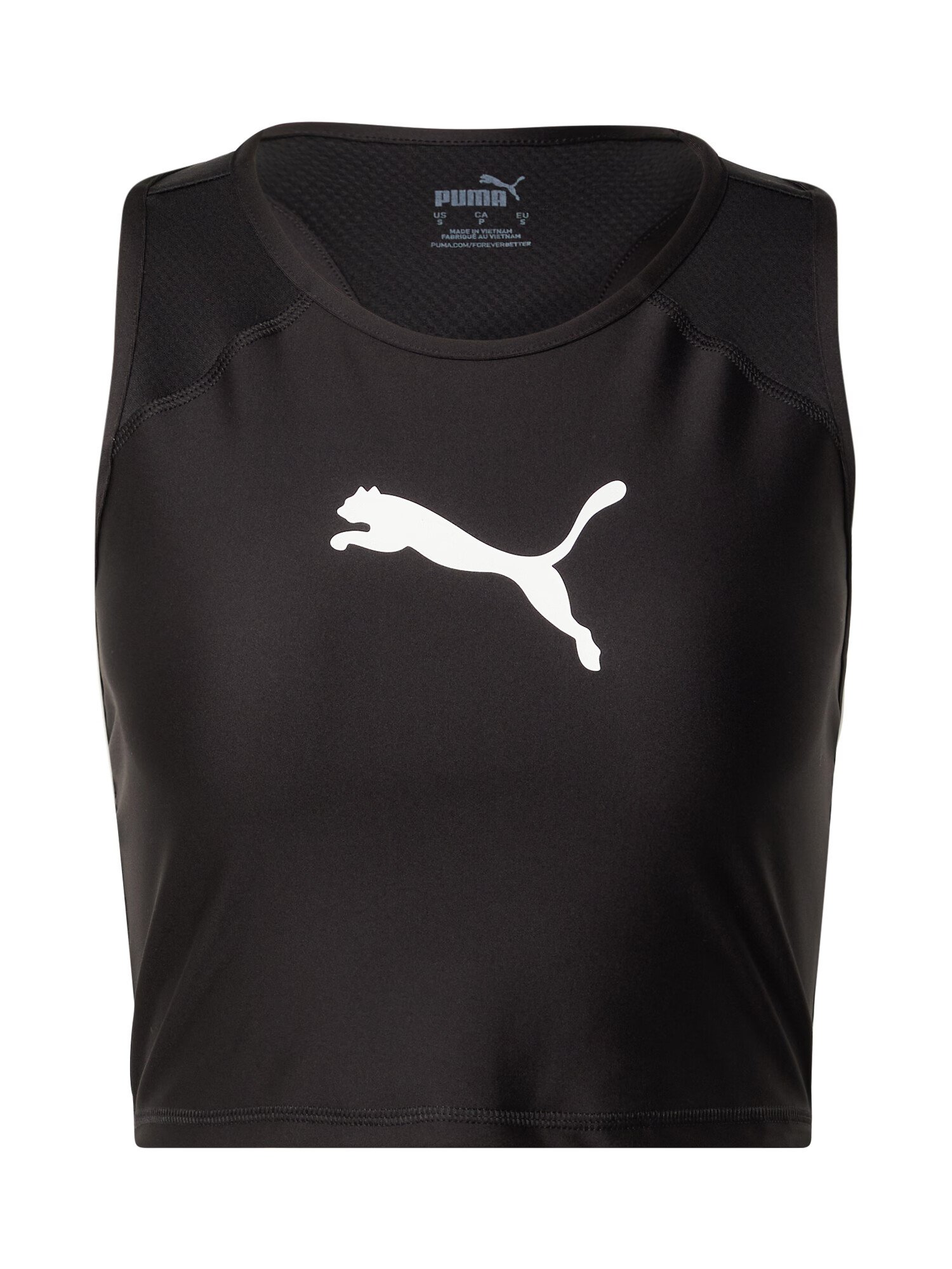 PUMA Sport top 'Fit Eversculpt Fitted Tank' negru / alb - Pled.ro