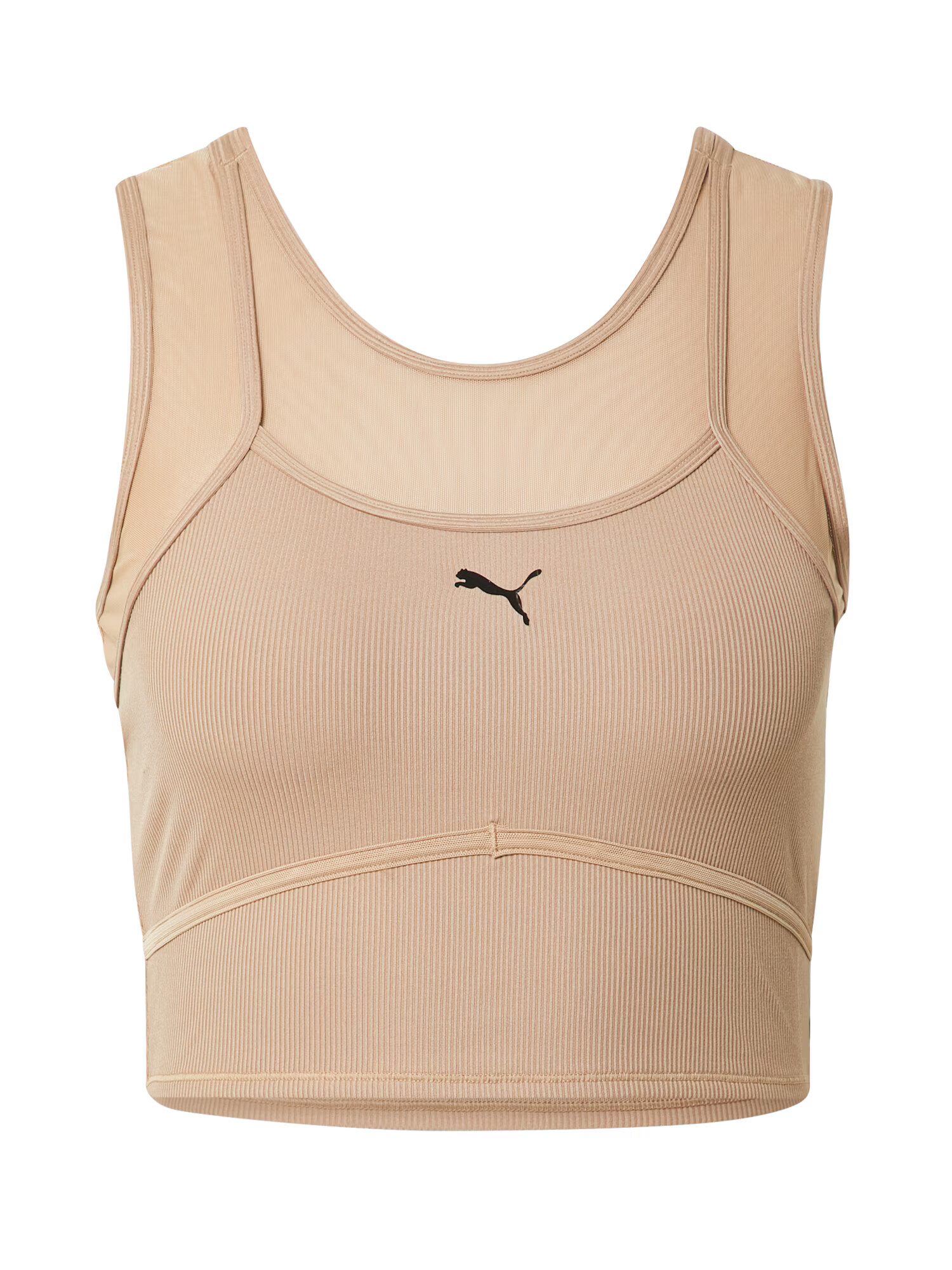 PUMA Sport top maro deschis / negru - Pled.ro