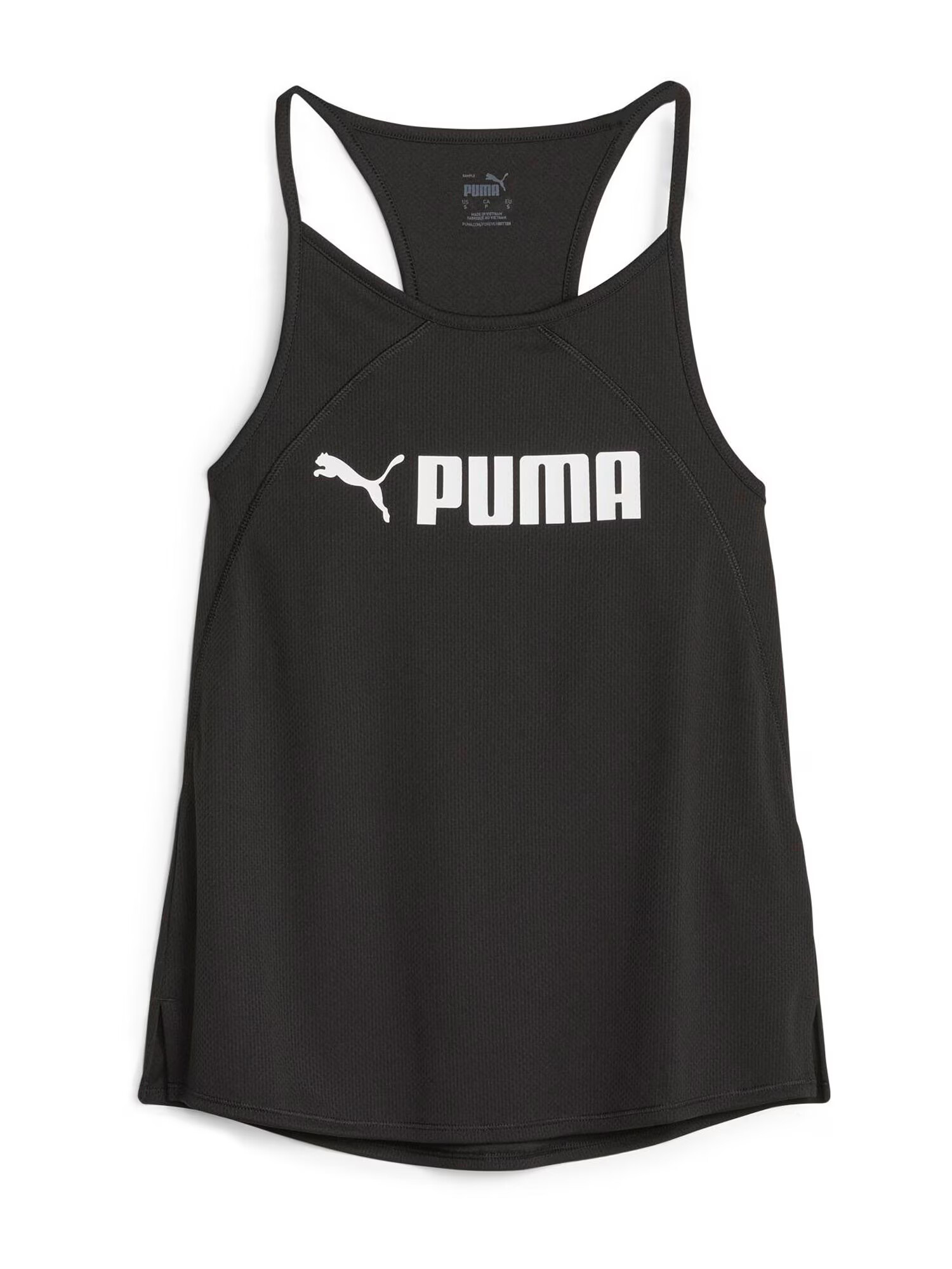 PUMA Sport top negru / alb - Pled.ro