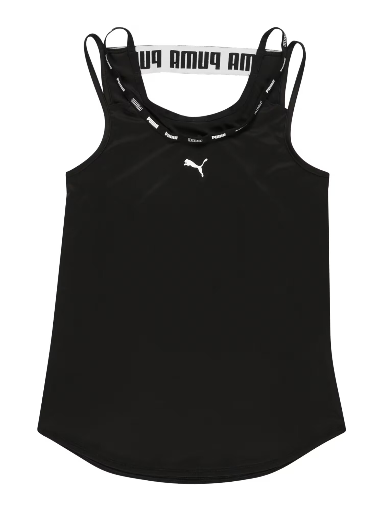 PUMA Sport top negru / alb - Pled.ro